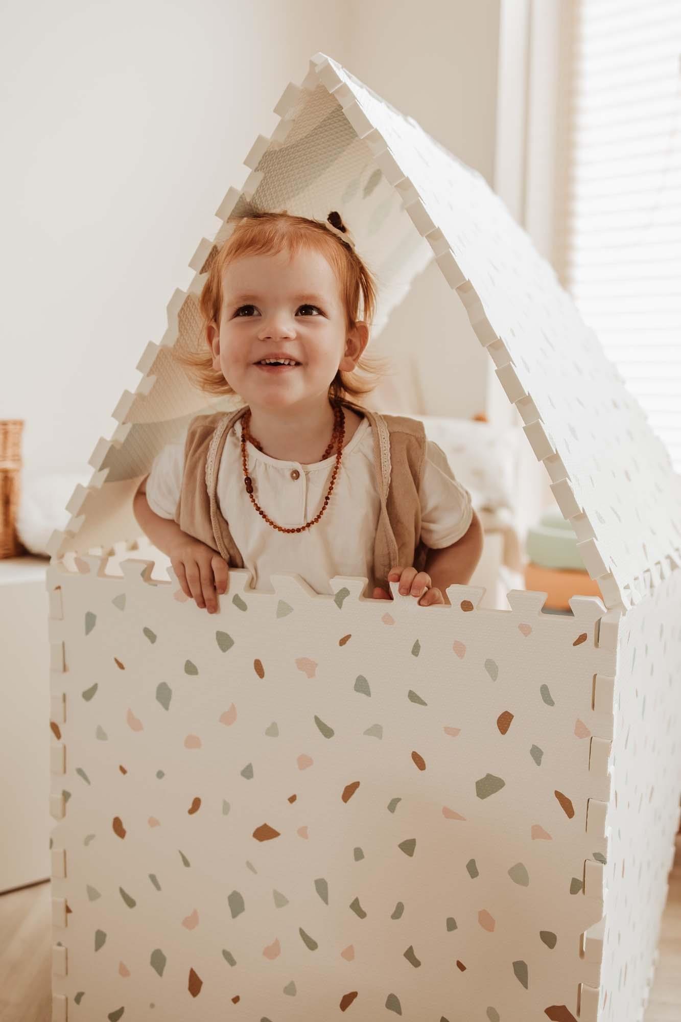 Eevaa Puzzle Oyun Mat, Village / Terrazzo