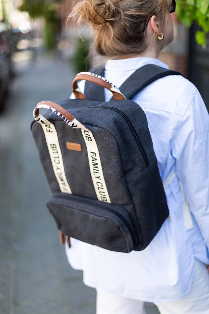 Family Club Sırt Çantası, Kanvas Siyah