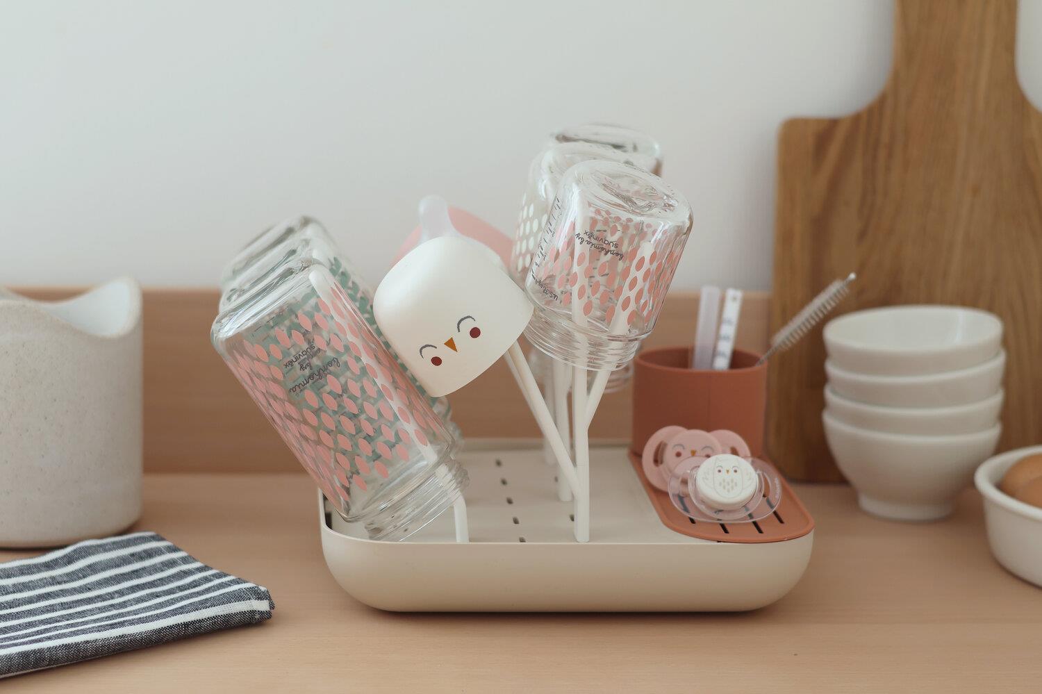 Forest Biberon Kurutma Standı, Terracotta/Clay