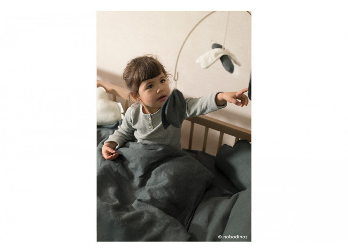 Fransız Dokuması Keten Nevresim Takımı, Green / Limited Edition