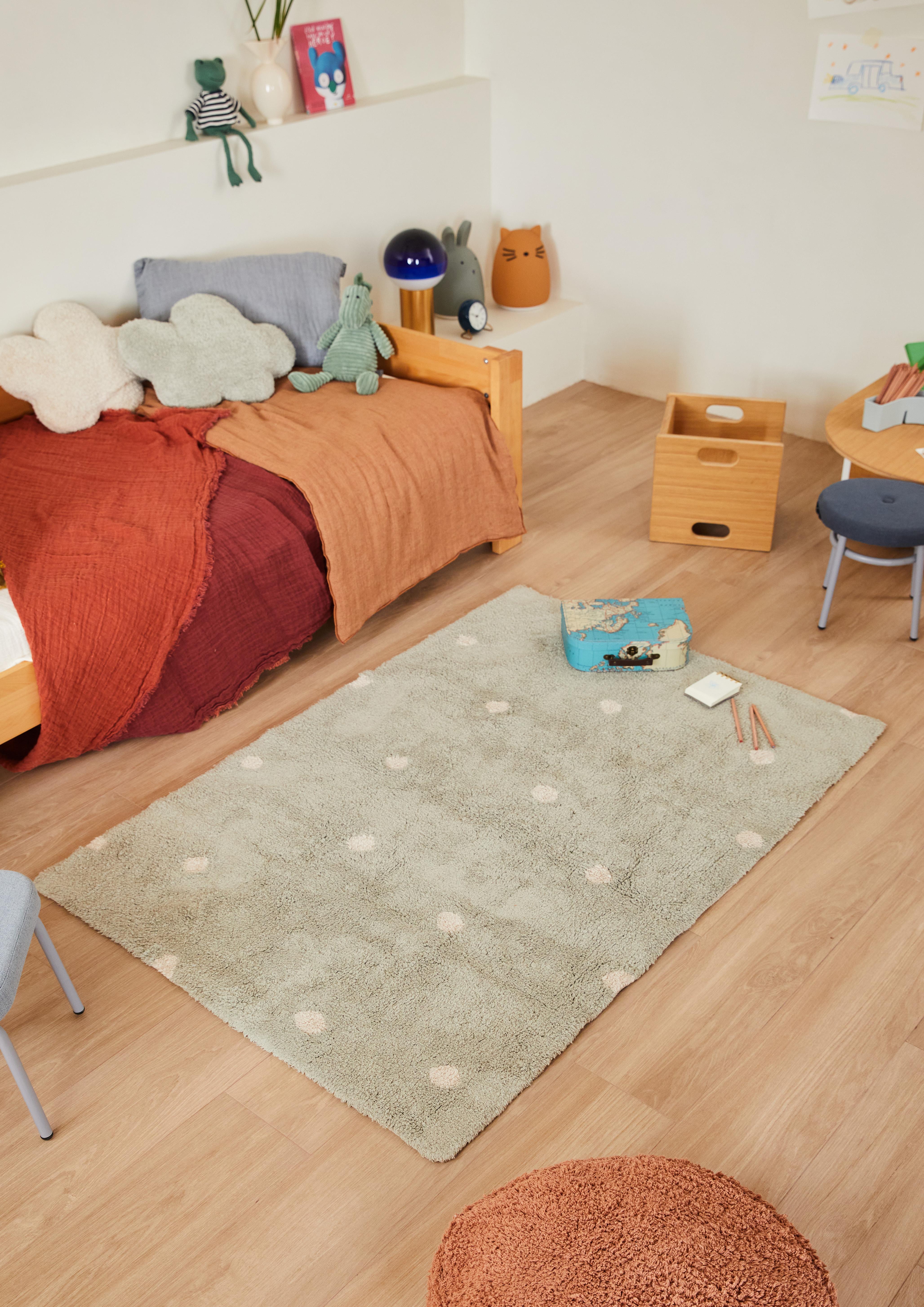 Halı, Mini Dot Blue Sage