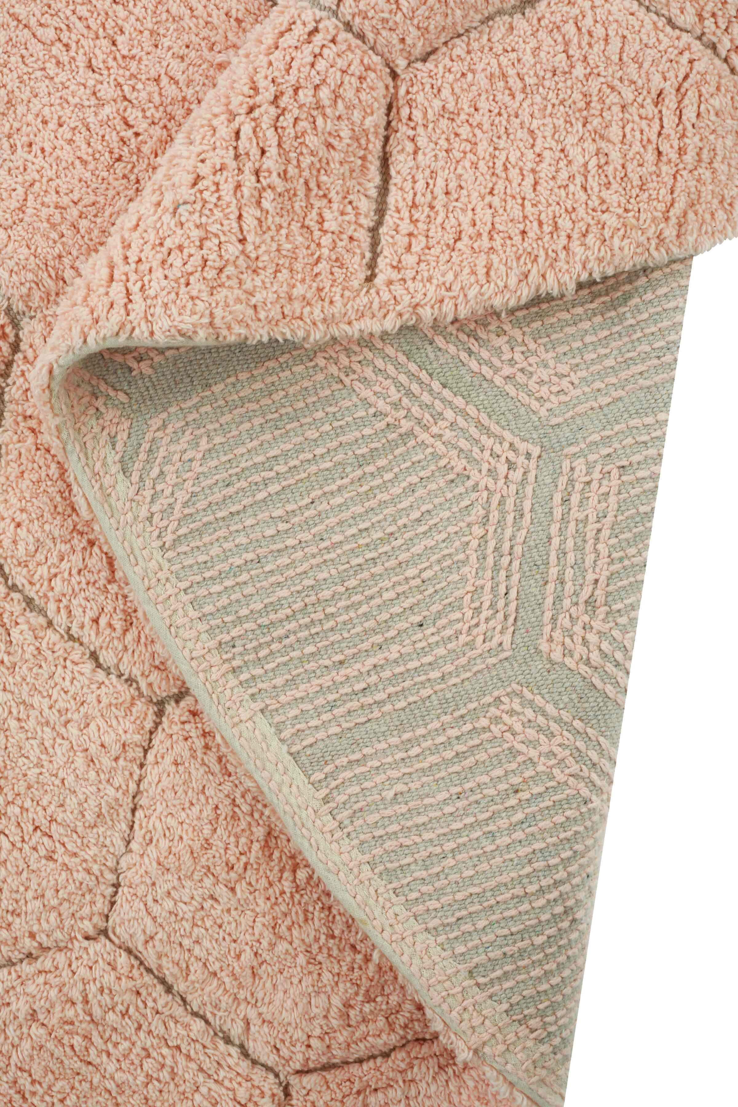 Halı, Round Honeycomb Rose