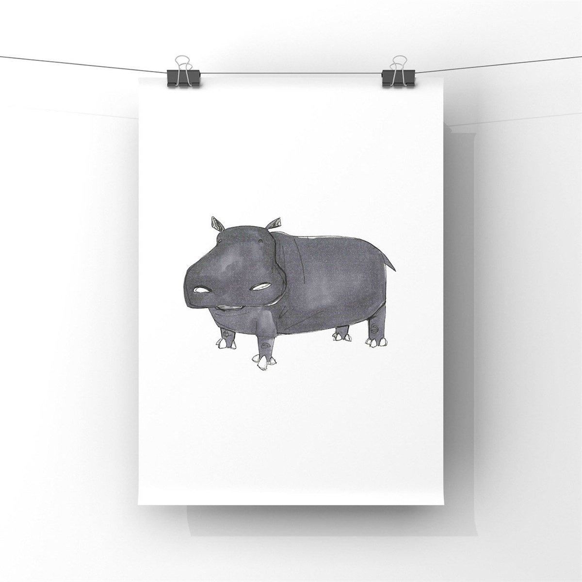 Hippo Poster