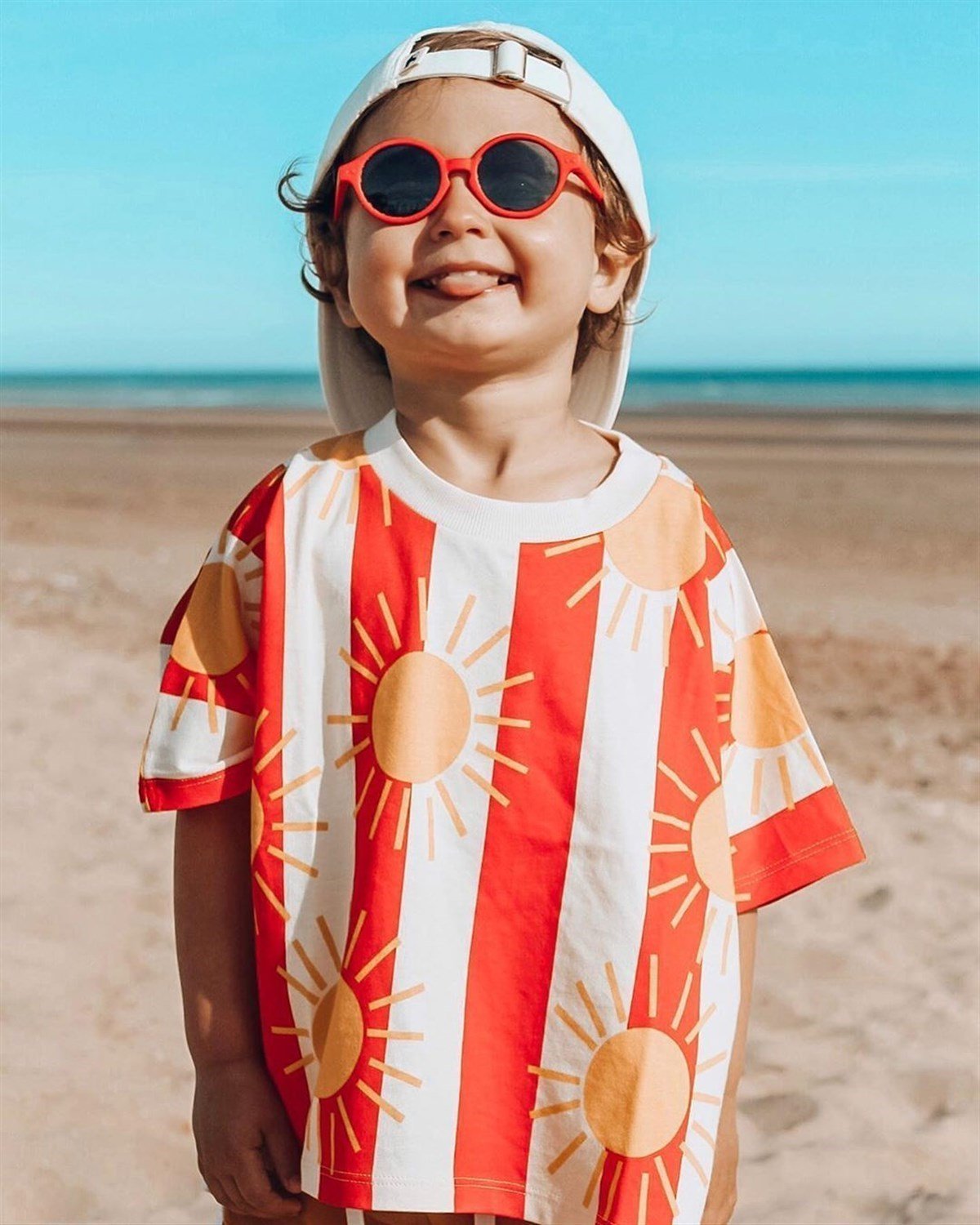 IZIPIZI 3-5 YAŞ BEBEK GÜNEŞ GÖZLÜĞÜ KIRMIZI