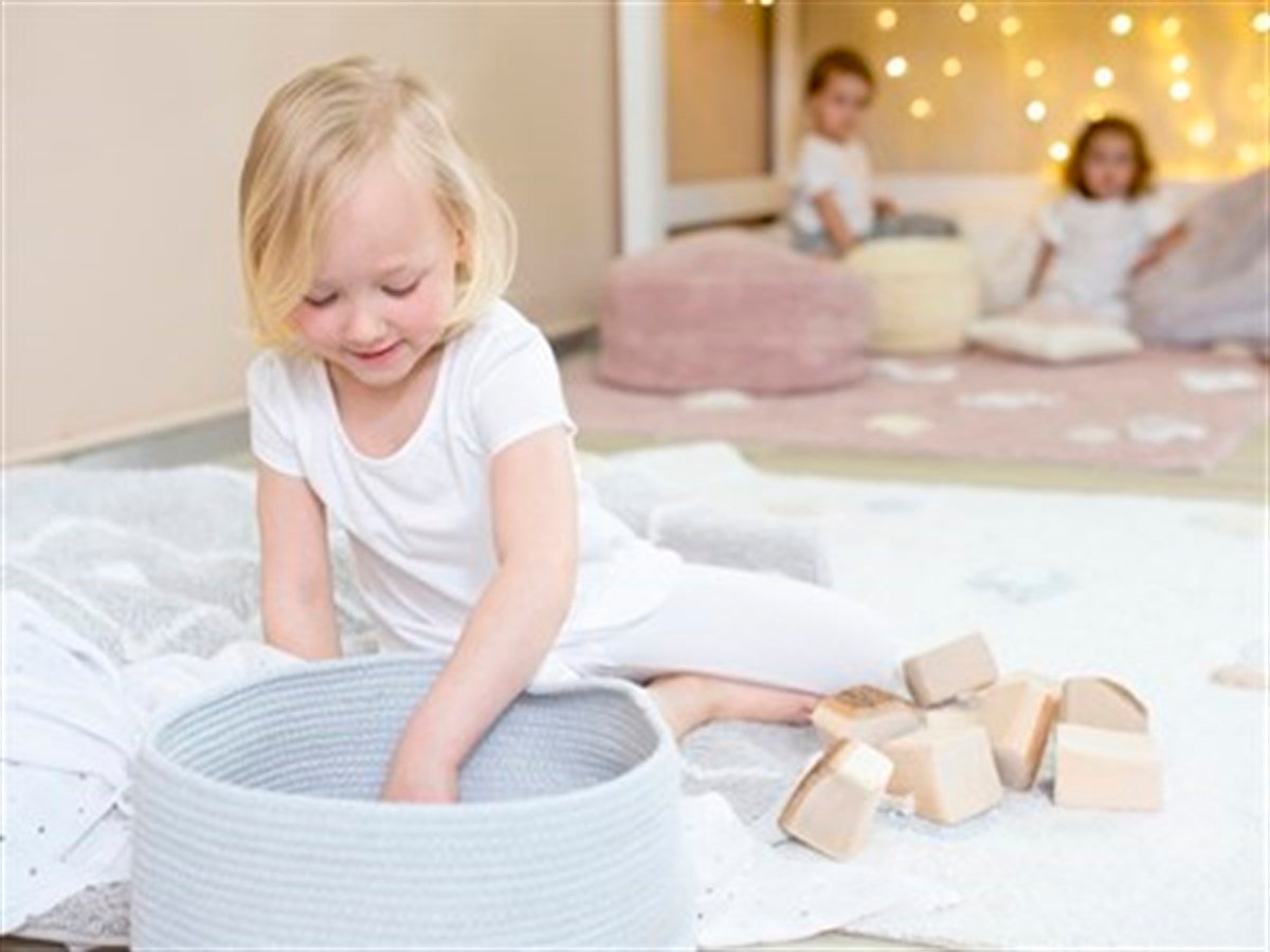 Lorena Canals Candy Box Sepet Light Blue (L))