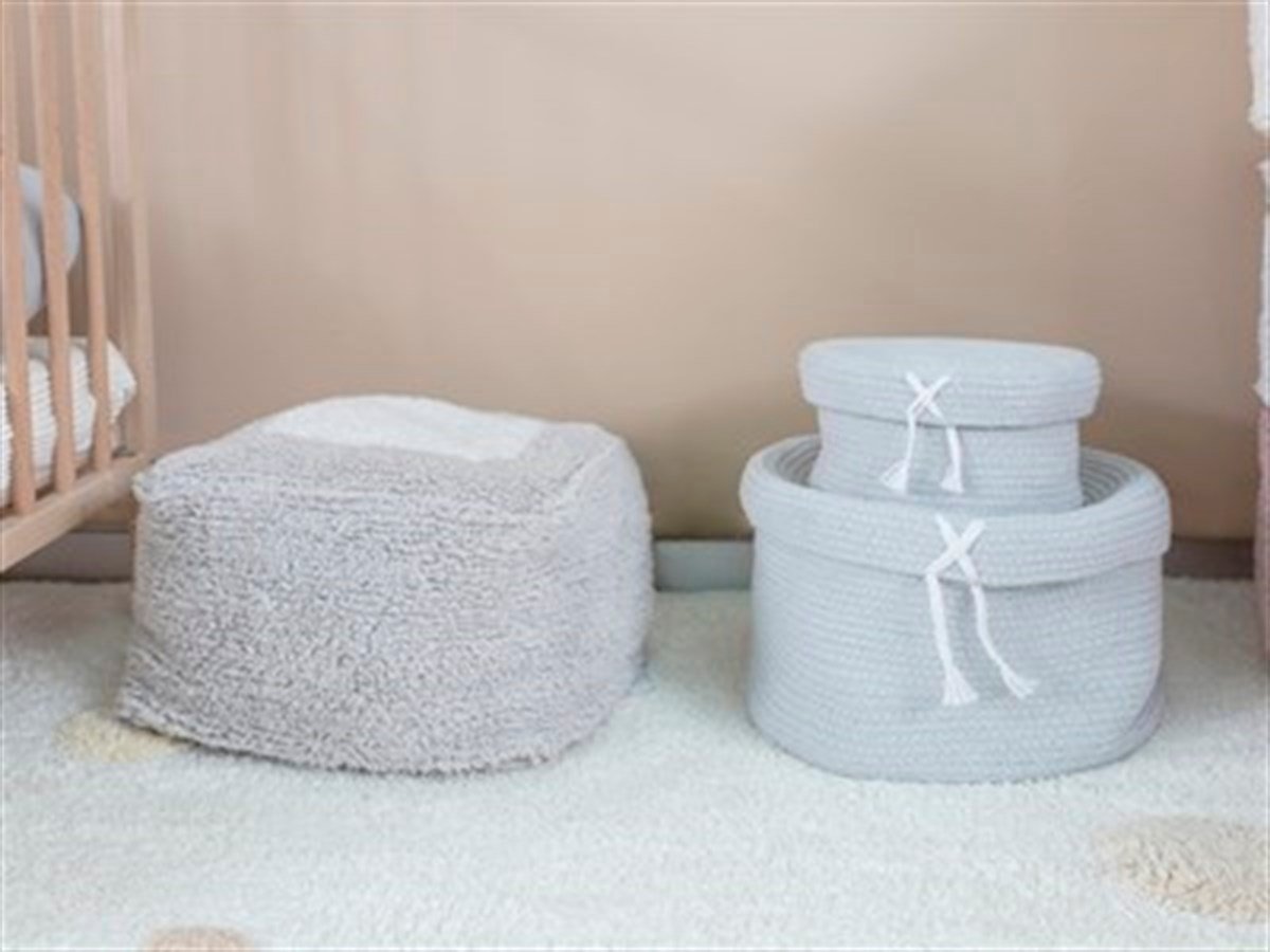 Lorena Canals Candy Box Sepet Light Blue (L))