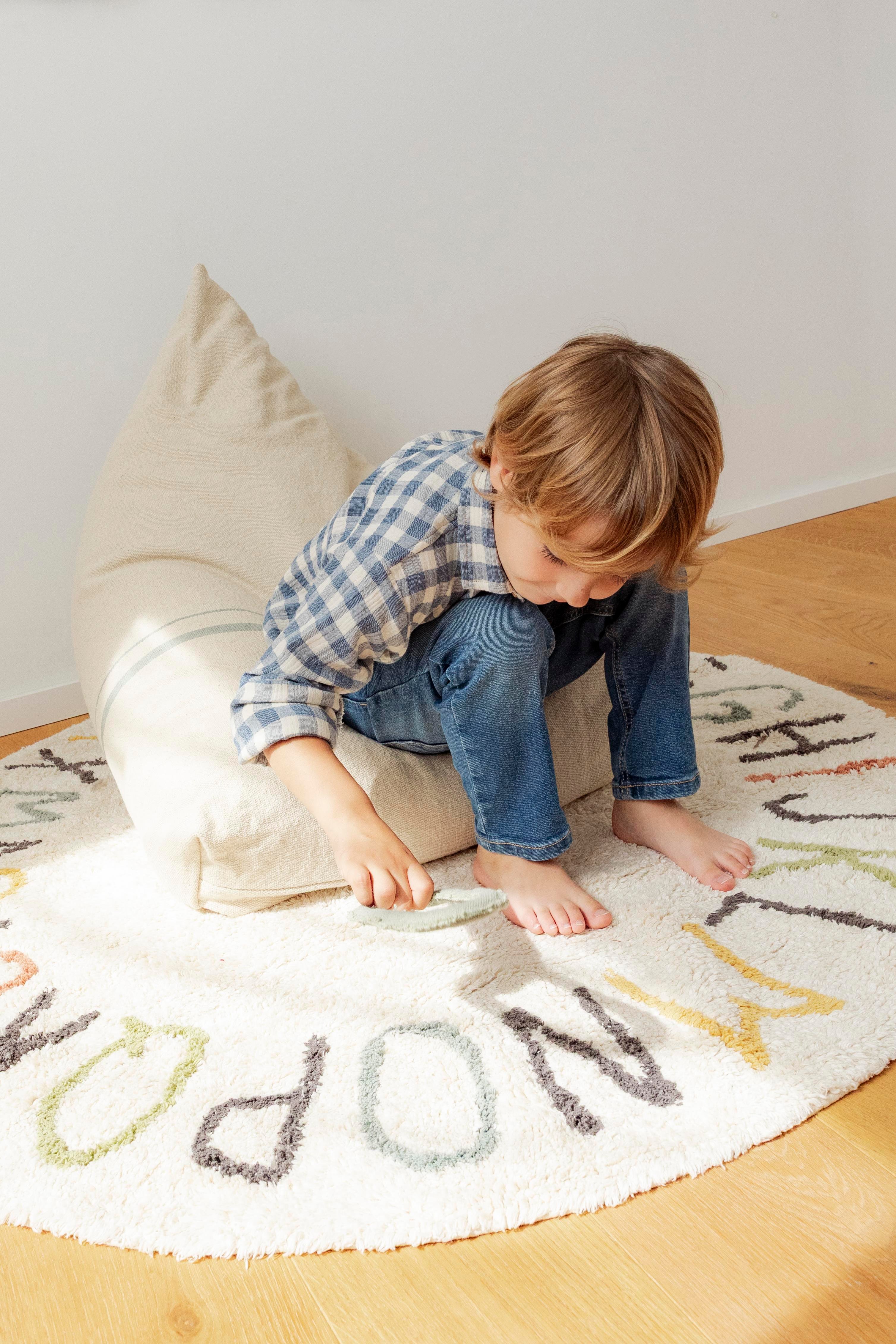 Lorena Canals Çocuk Odası Halısı, ABC color