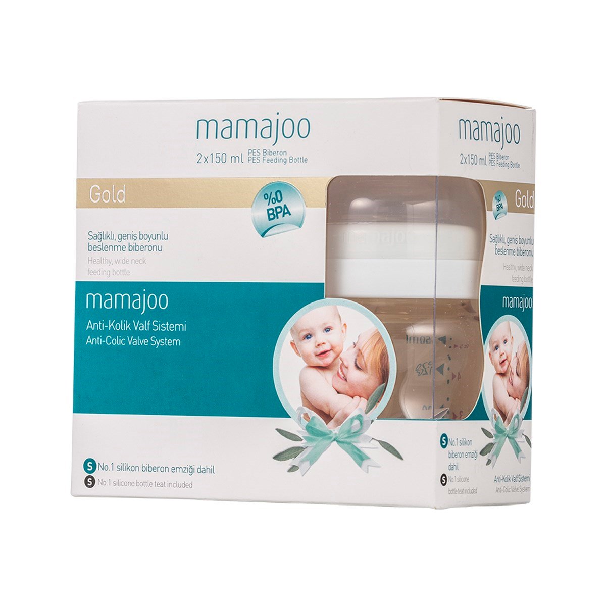 Mamajoo Gold İkili Biberon 150ml