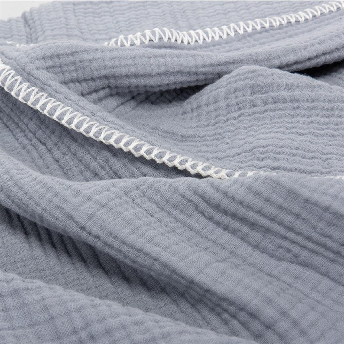 MARSHMALLOW BLANKET - INDIGO BLUE