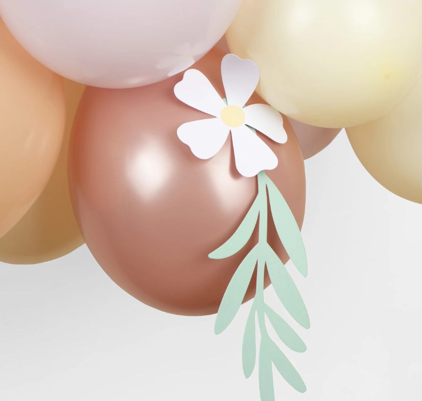 Meri Meri - Papatya Balon Zinciri - Pastel - 51 Balon