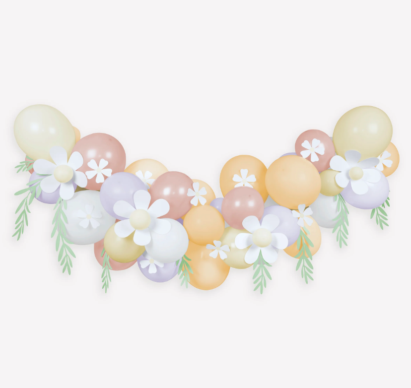 Meri Meri - Papatya Balon Zinciri - Pastel - 51 Balon