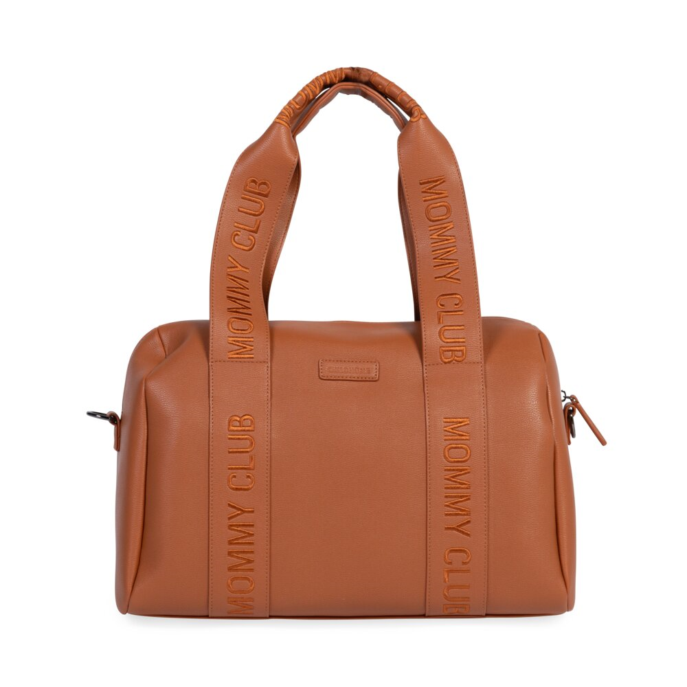 Mommy  Club Bag, Vegan Deri Kahve