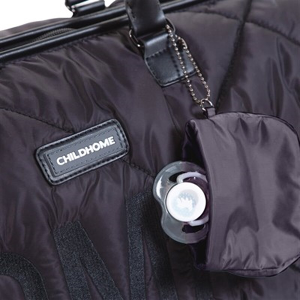 Mommy Bag, Anne Bebek Bakım Çantası Puffy, Siyah