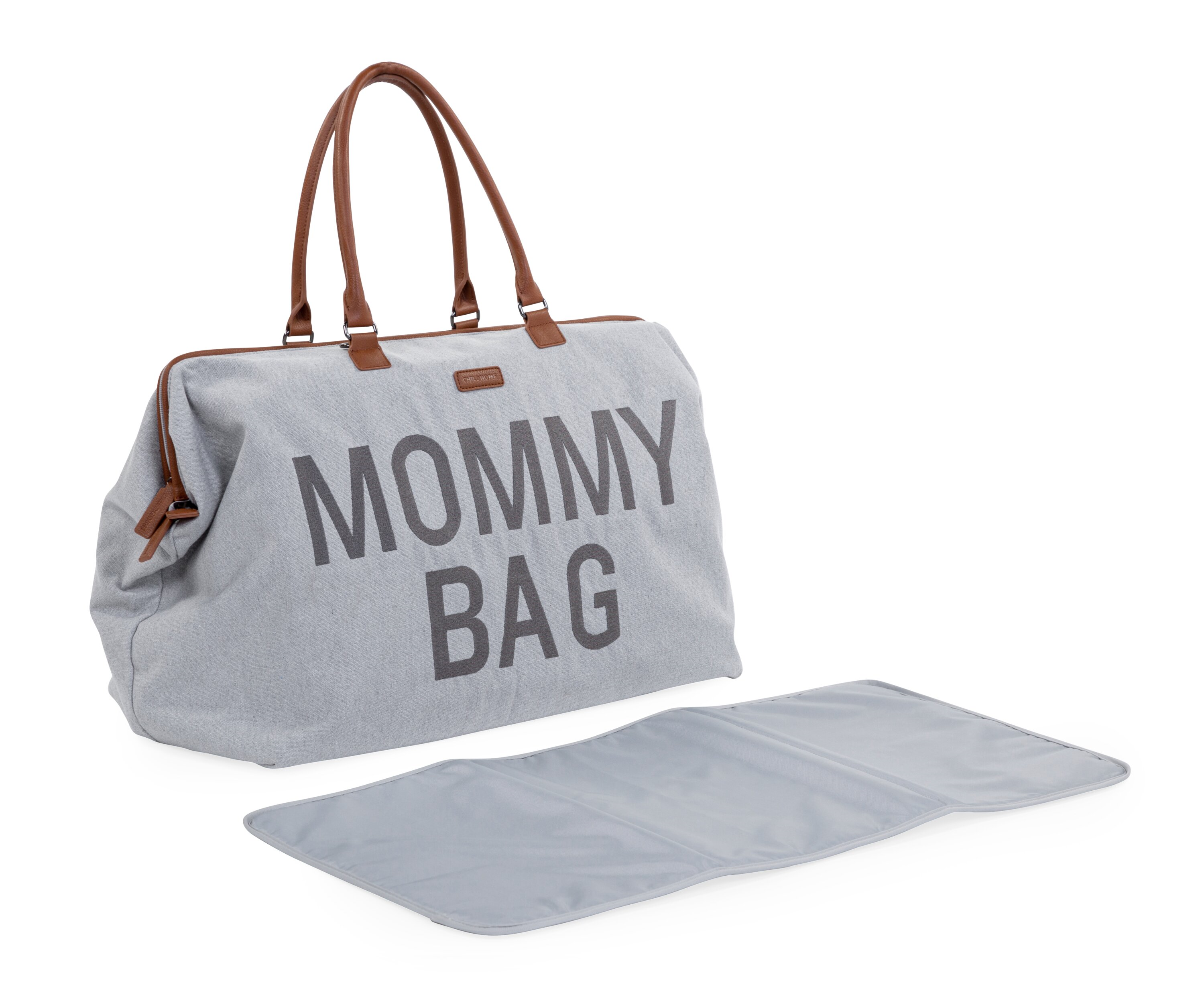 Mommy Bag Çanta, Kanvas Gri
