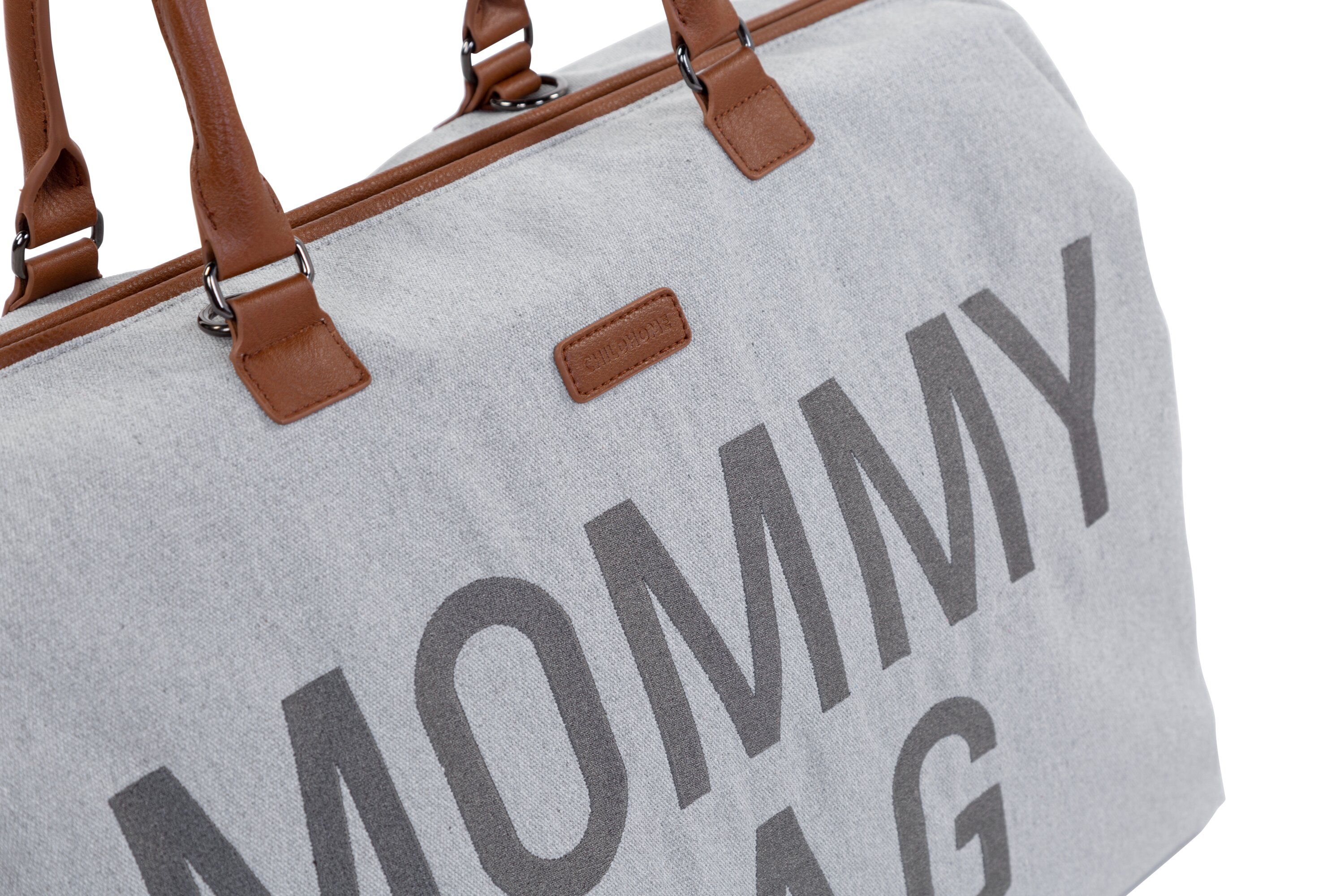 Mommy Bag Çanta, Kanvas Gri