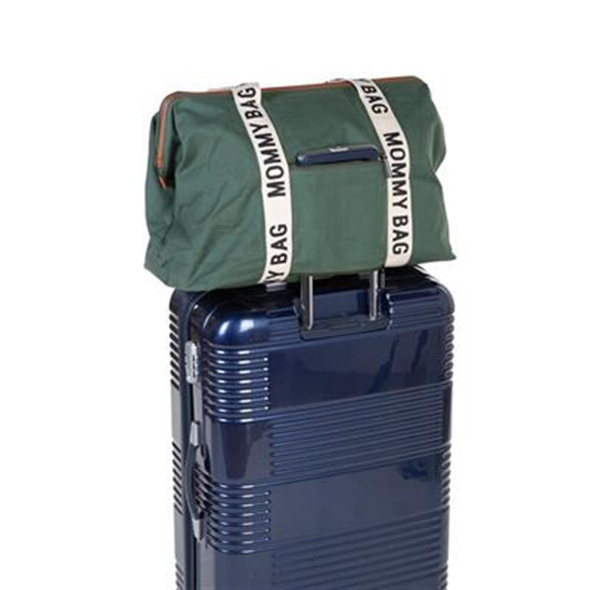 Mommy Bag Çanta, Signature Kanvas Green