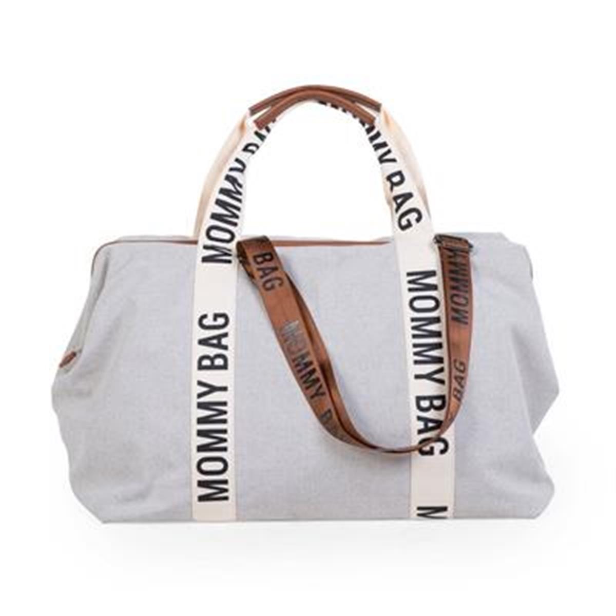 Mommy Bag Çanta, Signature Kanvas Krem