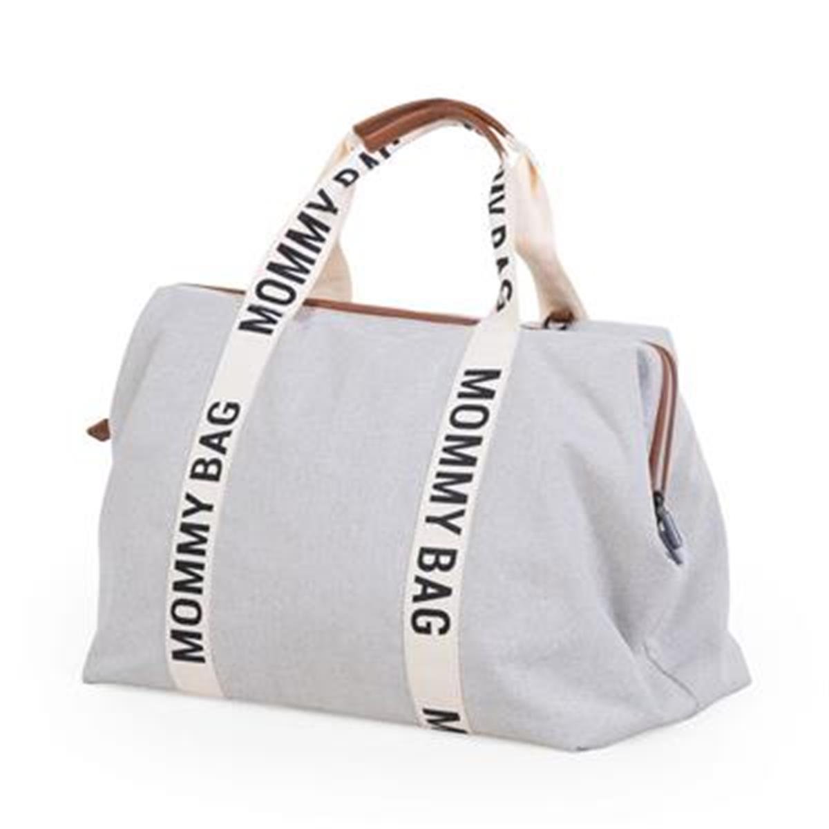 Mommy Bag Çanta, Signature Kanvas Krem