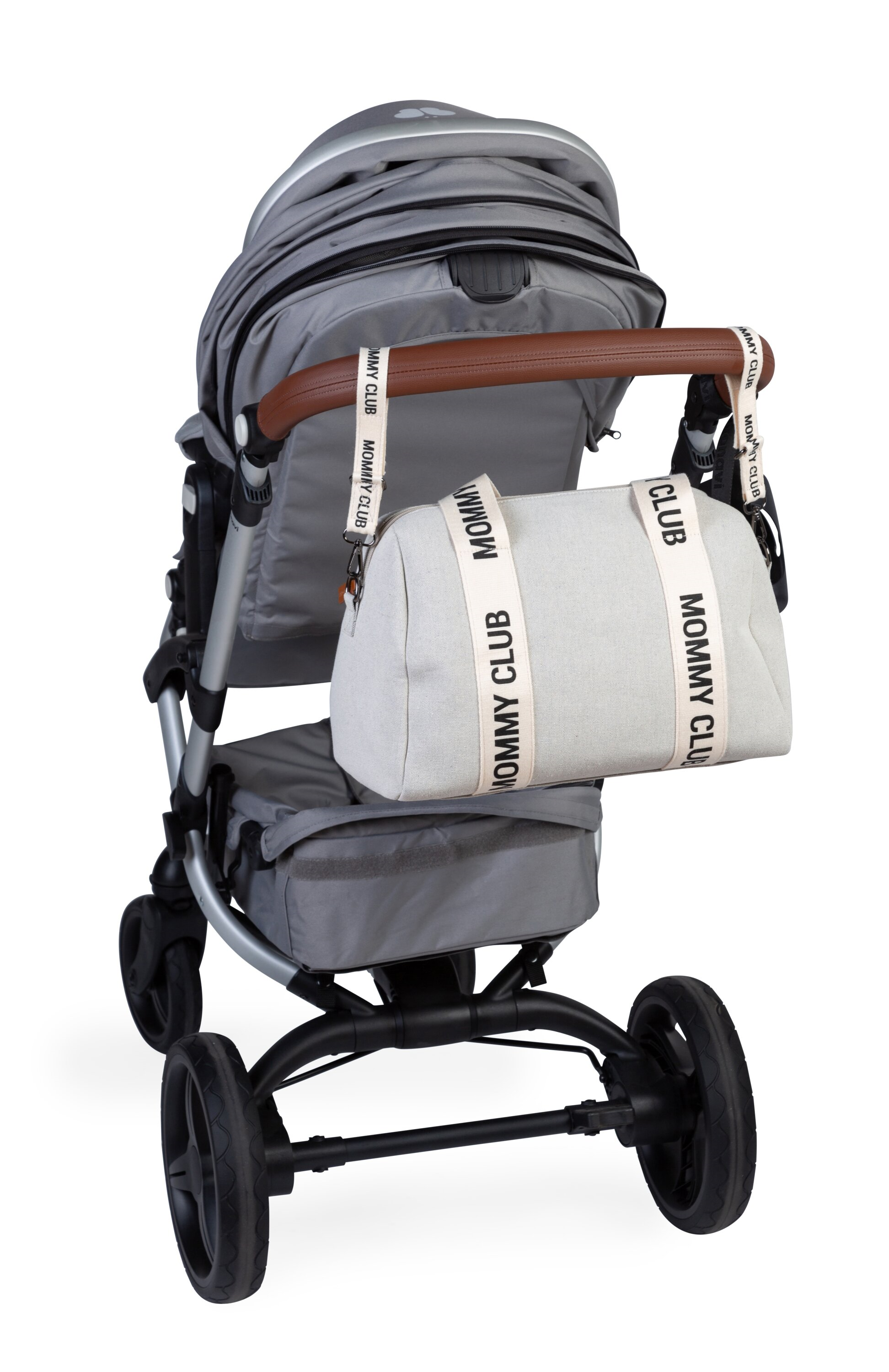 Mommy Club Bag, Kanvas Gri