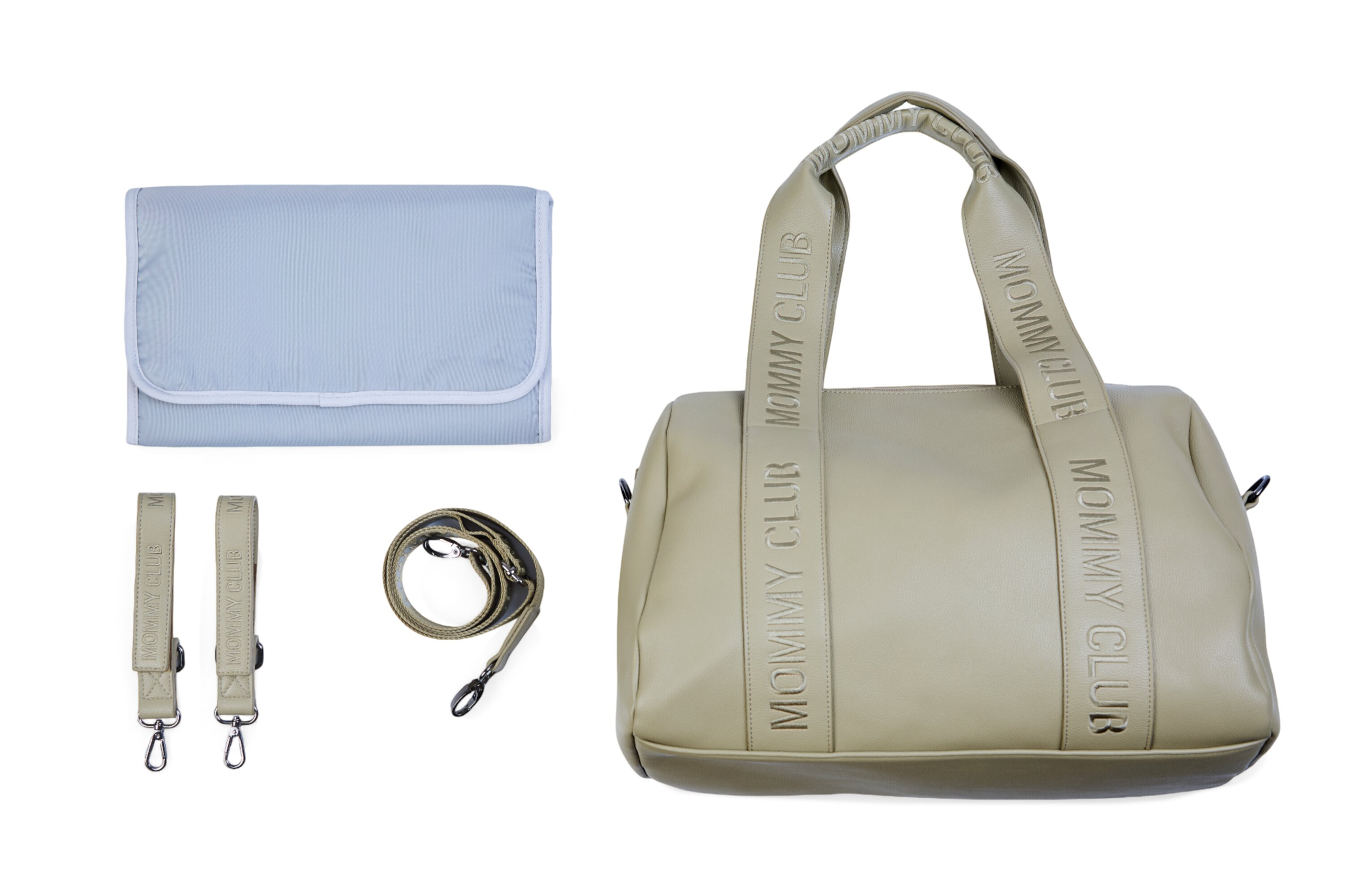 Mommy Club Bag, Vegan Deri Yeşil