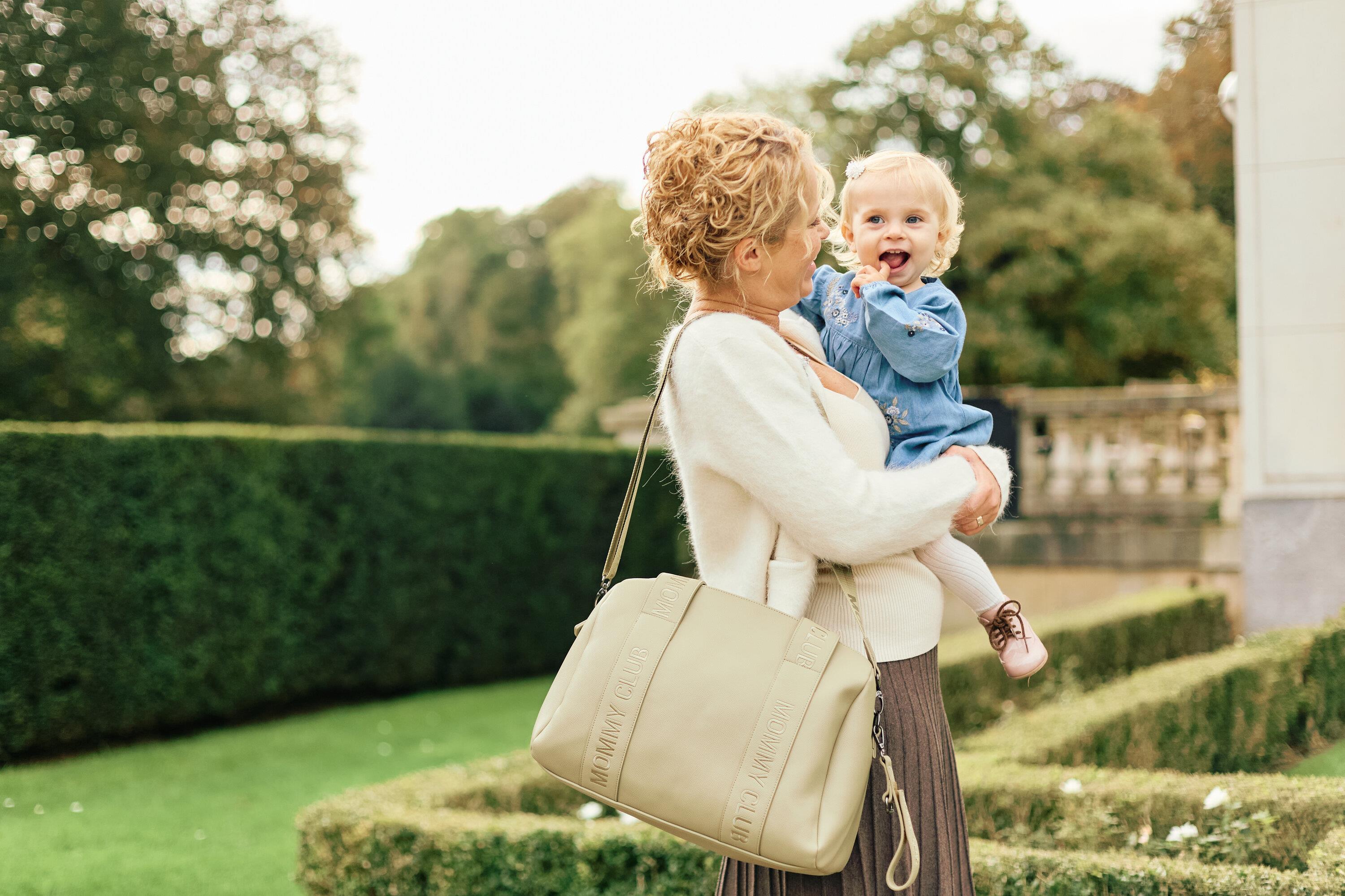 Mommy Club Bag, Vegan Deri Yeşil