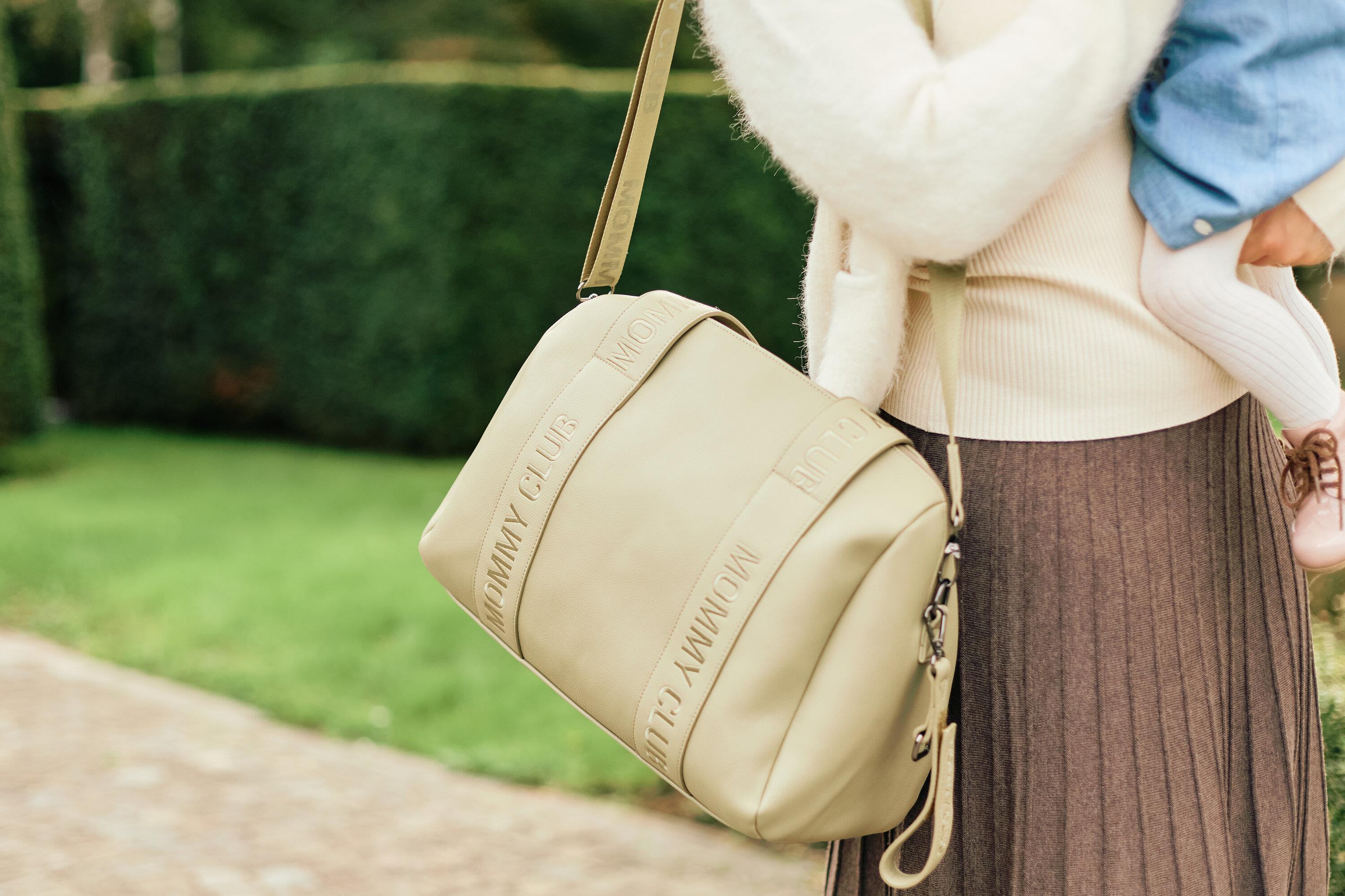 Mommy Club Bag, Vegan Deri Yeşil