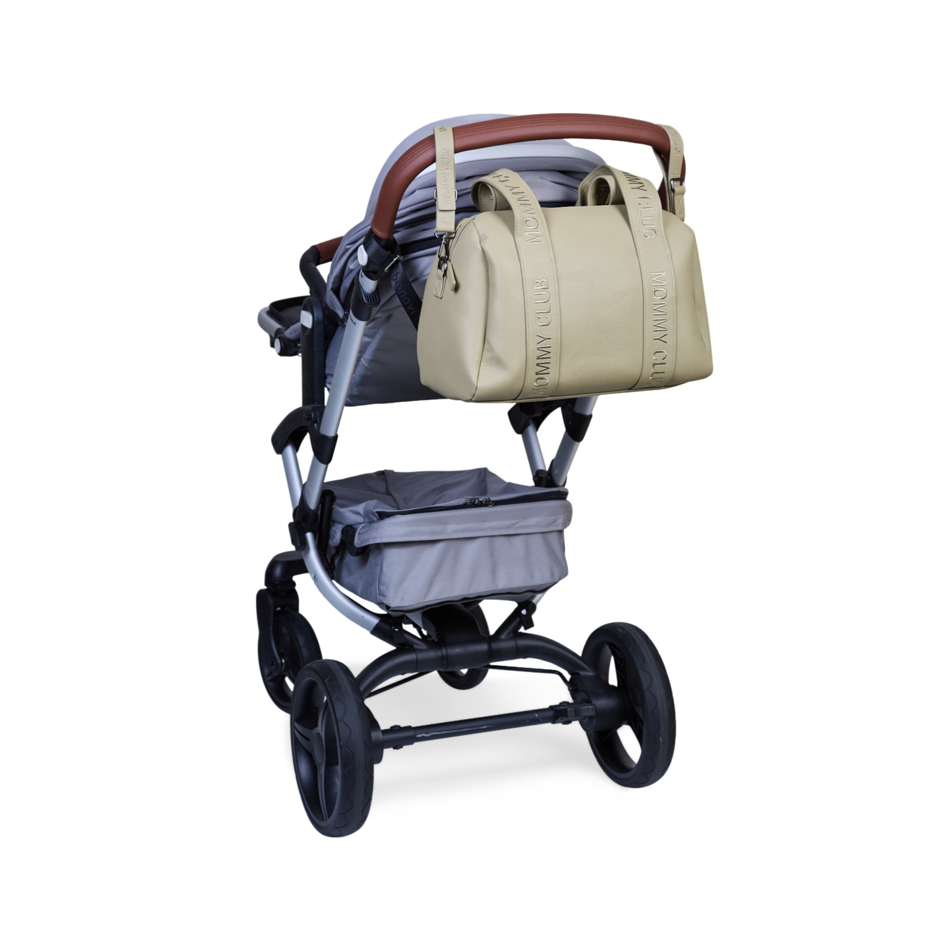 Mommy Club Bag, Vegan Deri Yeşil