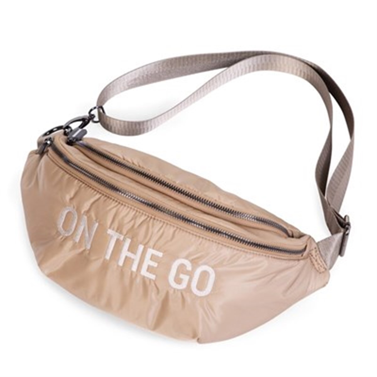 On The Go Bel Çantası Puffy, Bej