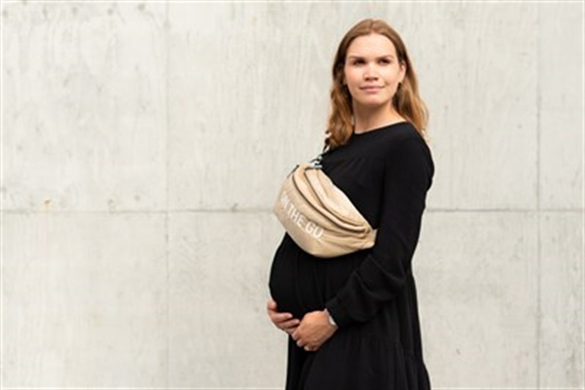 On The Go Bel Çantası Puffy, Bej