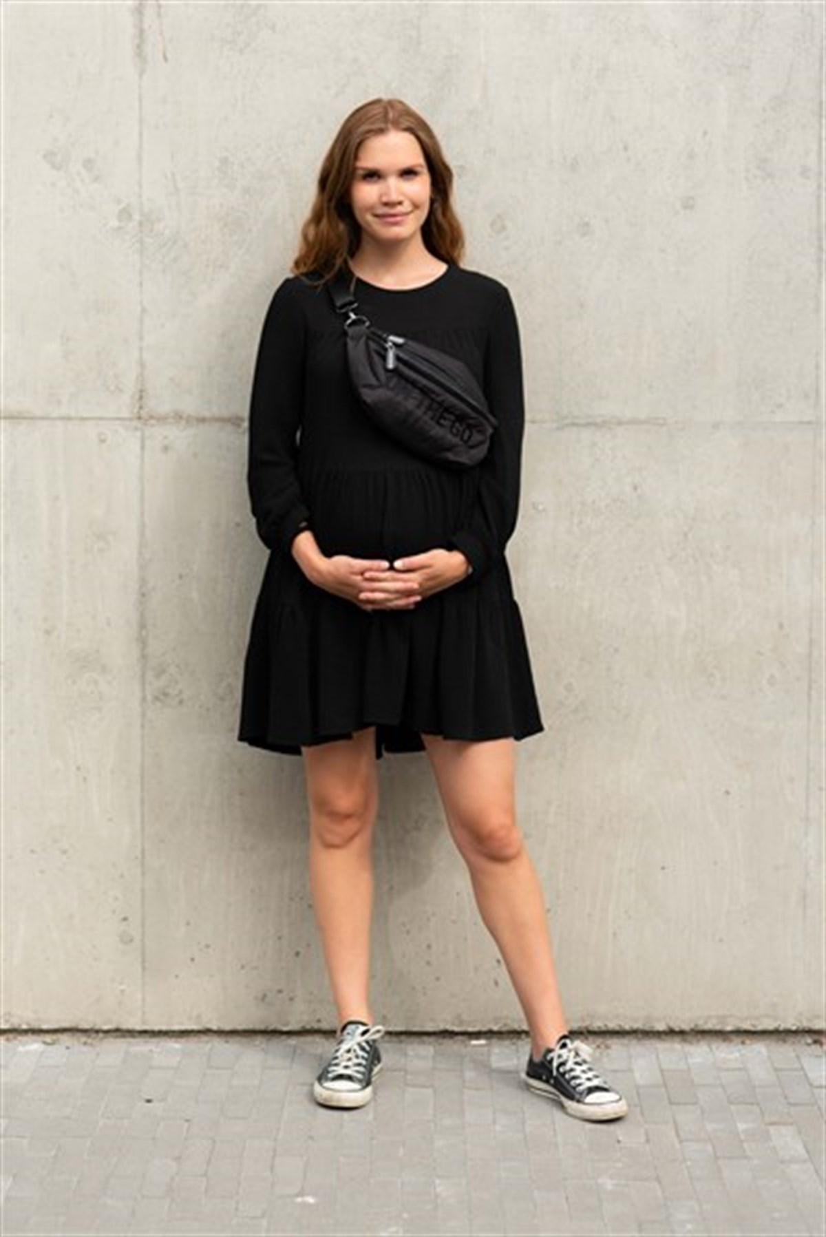 On The Go Bel Çantası Puffy, Siyah