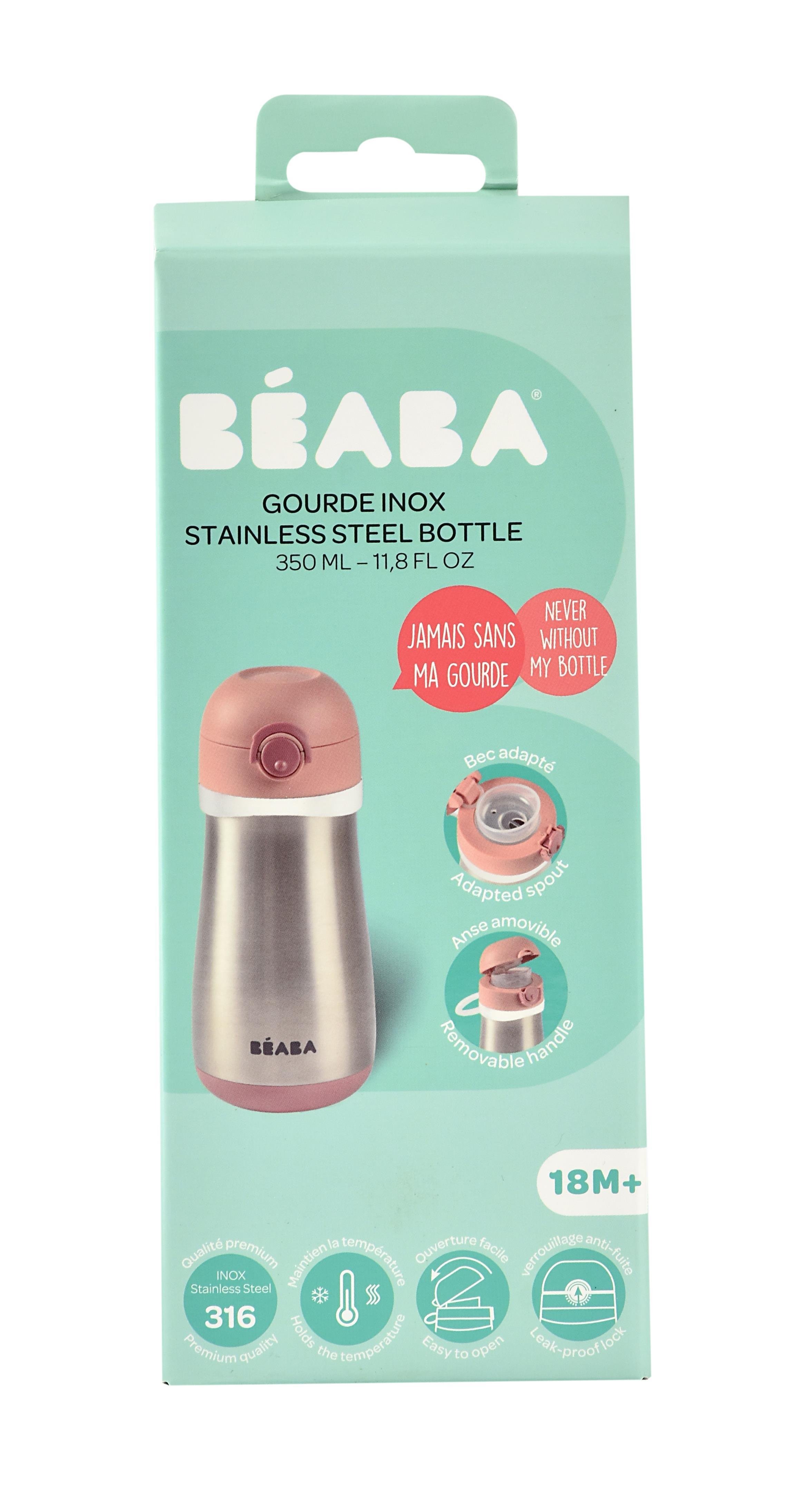 Paslanmaz Çelik Suluk 350 ml, Old pink