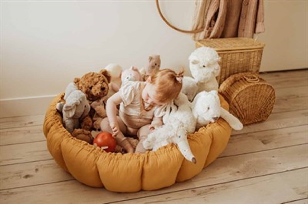 Play & Go Oyun Matı, Bloom Mustard Organic