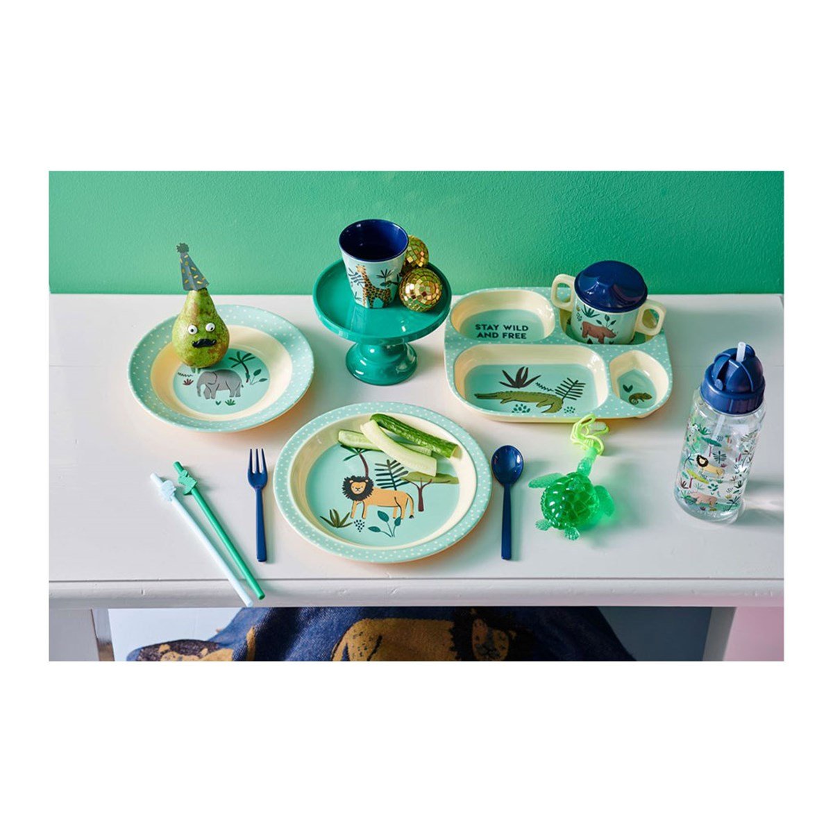 Riceteria Melamin Çocuk Çukur Tabak | Fil