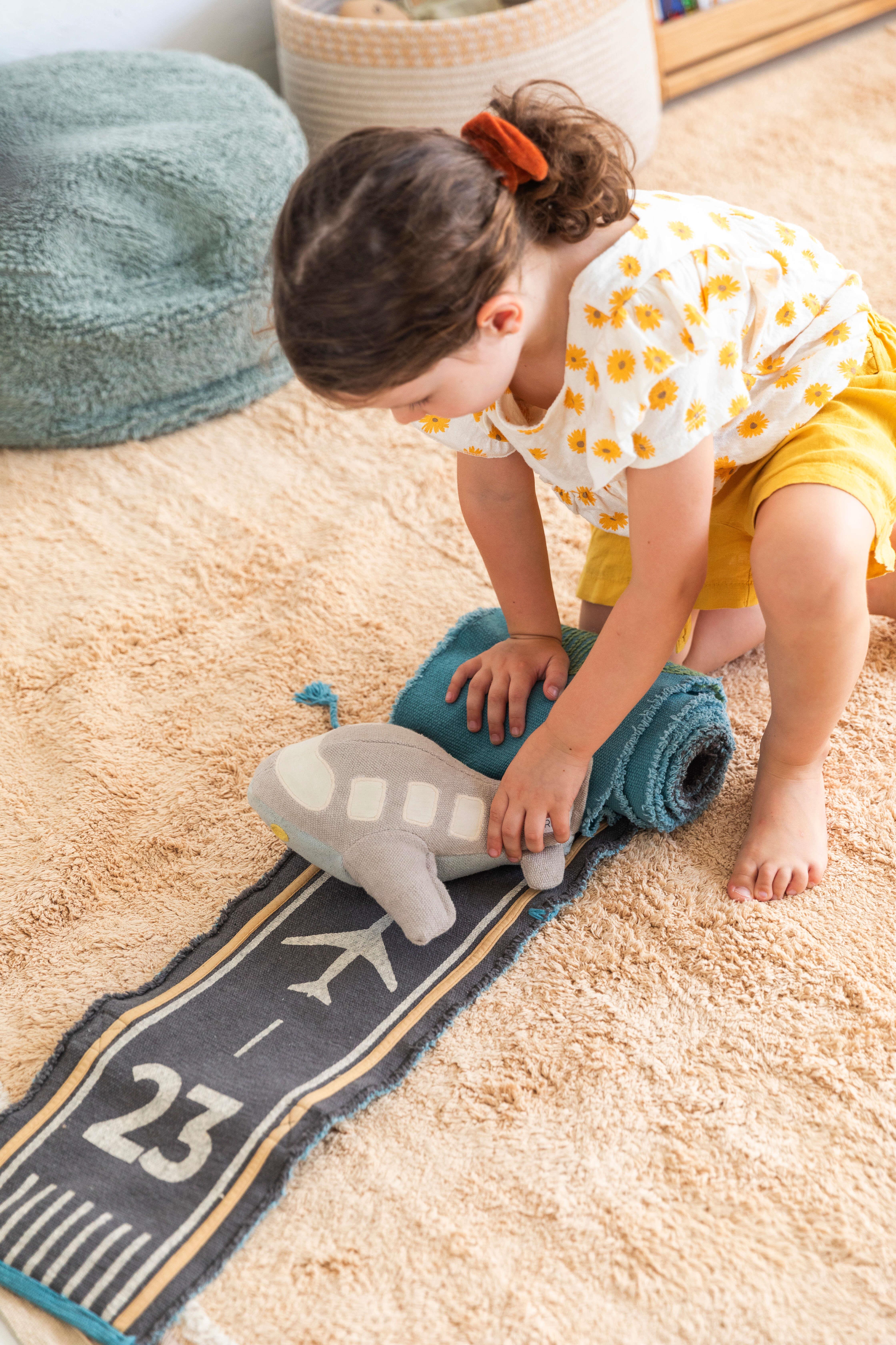 Soft Toy, Ride & Roll Airplane