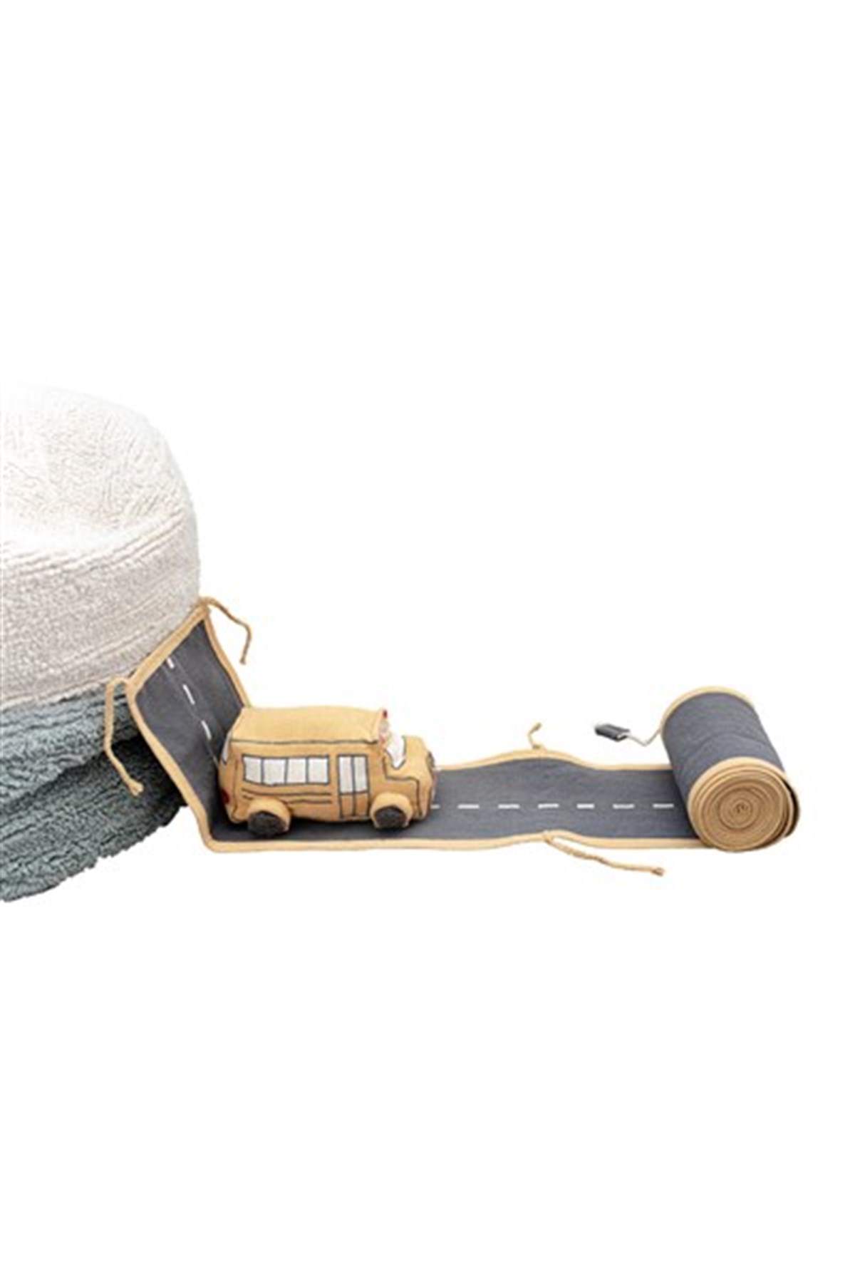 Soft Toy, Ride & Roll School Bus