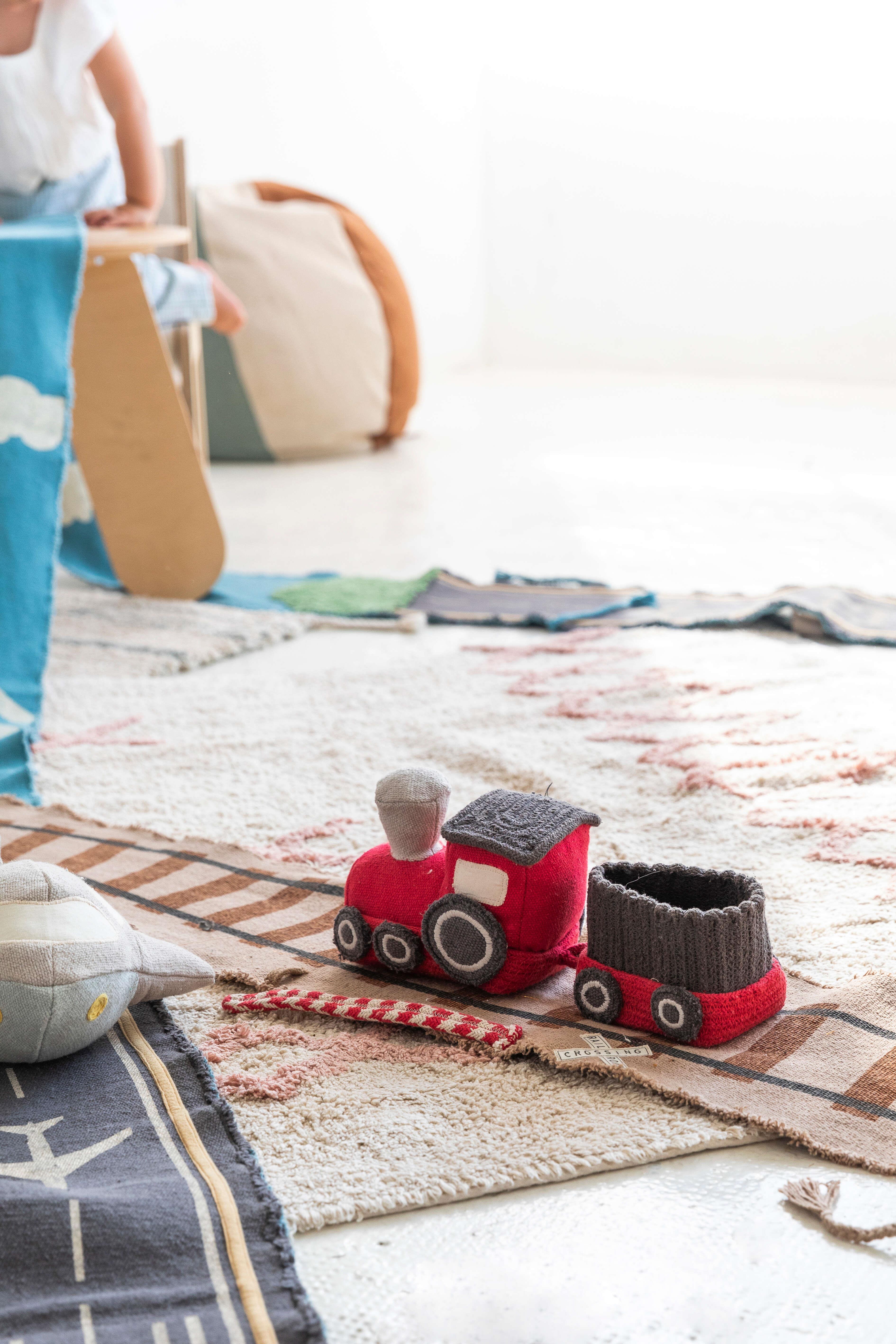 Soft Toy, Ride & Roll Train