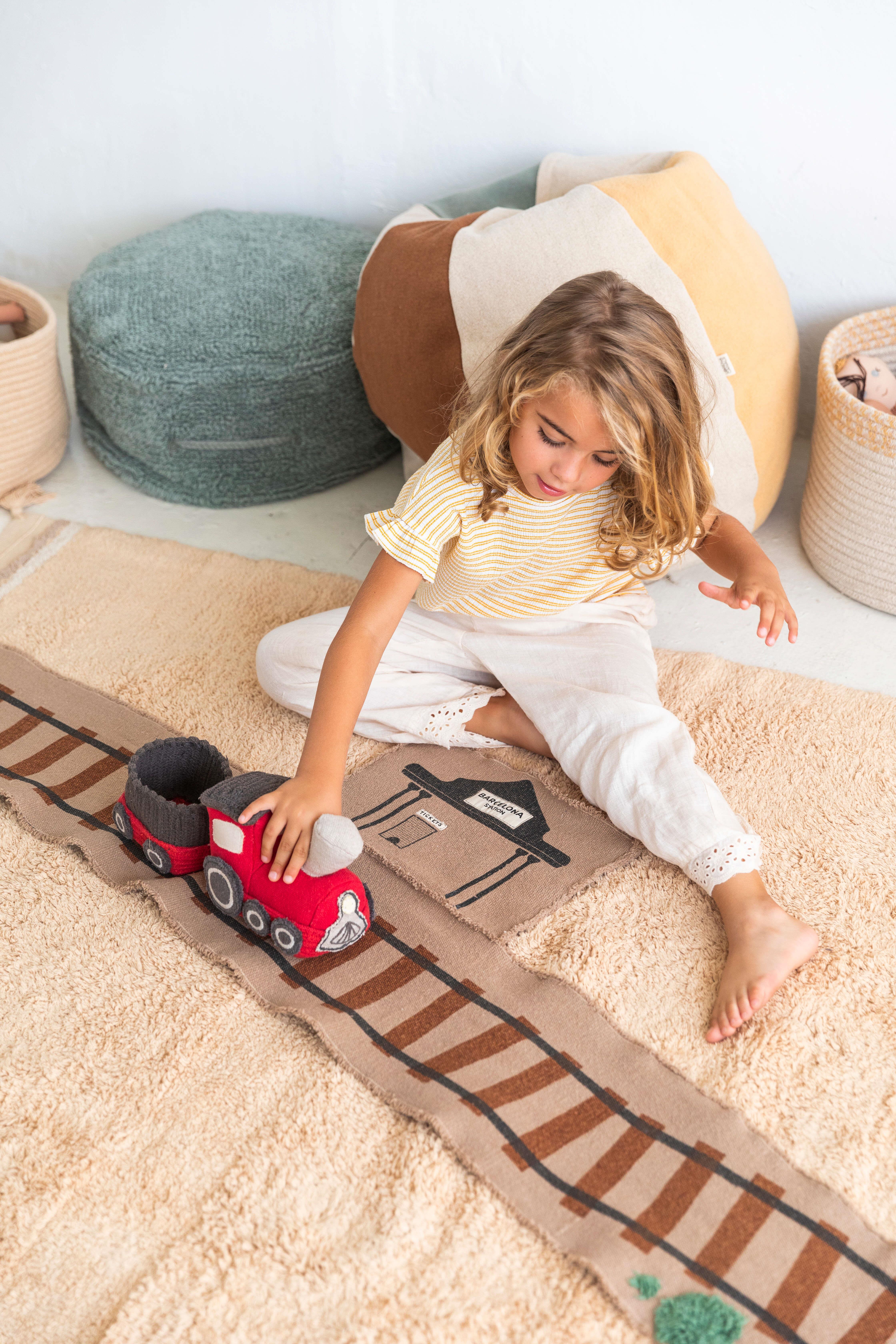 Soft Toy, Ride & Roll Train