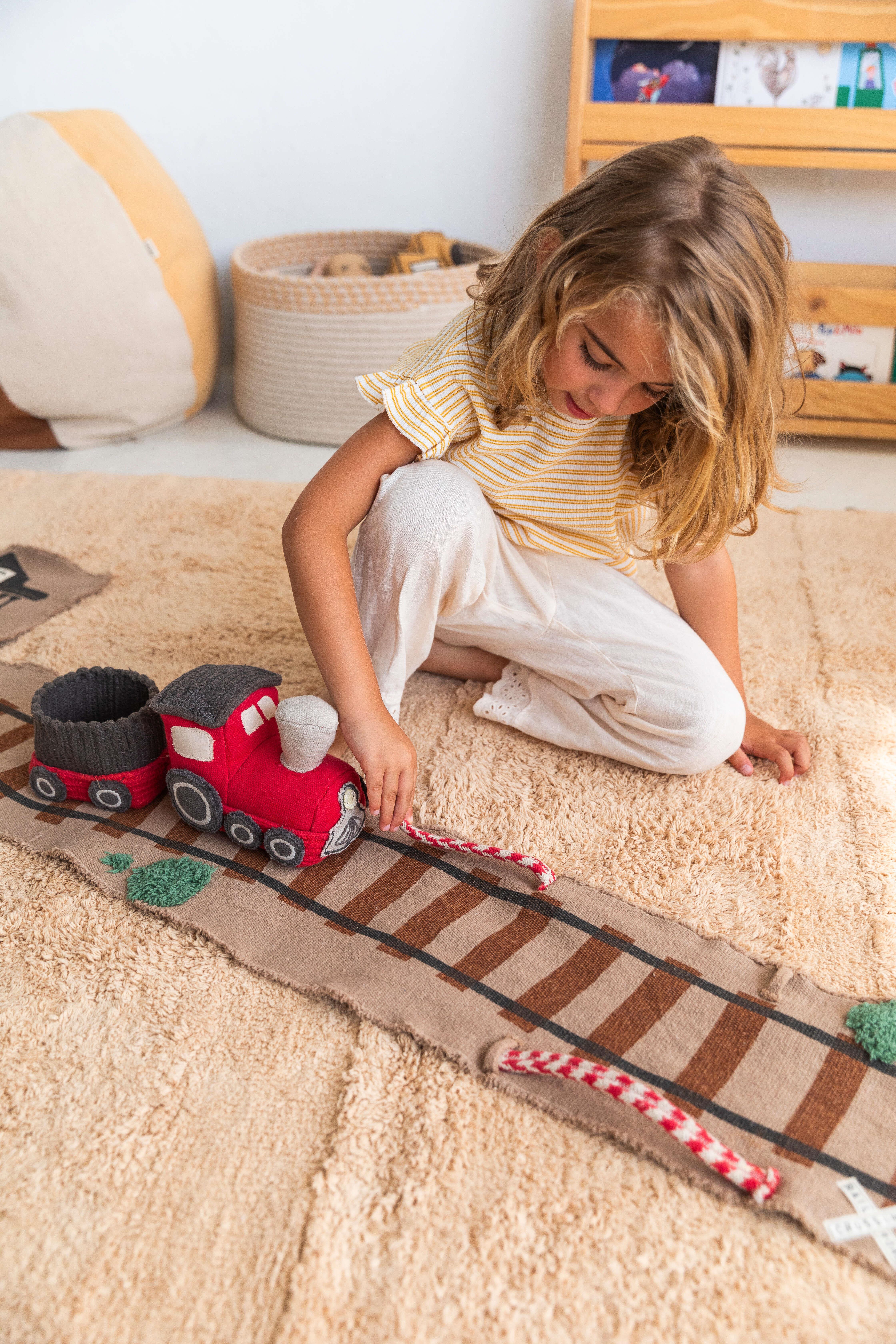 Soft Toy, Ride & Roll Train