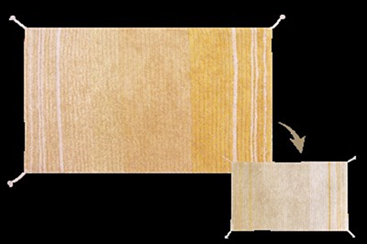 Twin Amber Çift Taraflı Halı, L