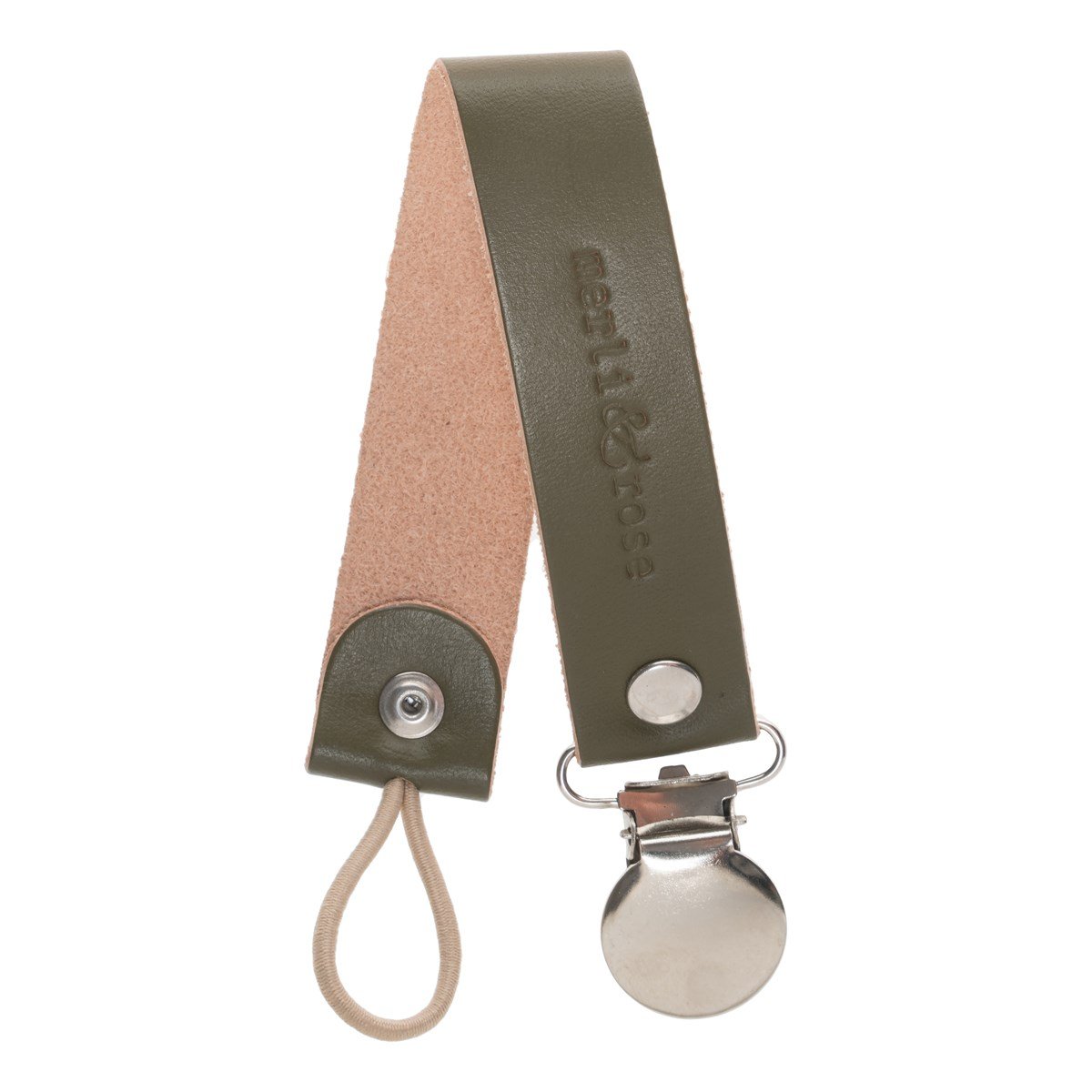 Vejetal Deri Emzik Askısı - Hunter Green