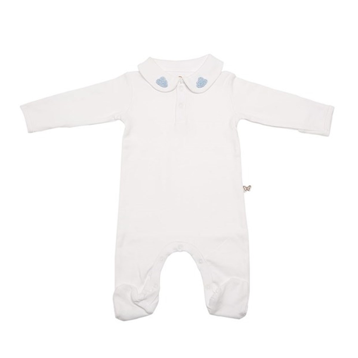 Yakada Bulut Nakışlı Tulum / Erkek (0-3 ay)