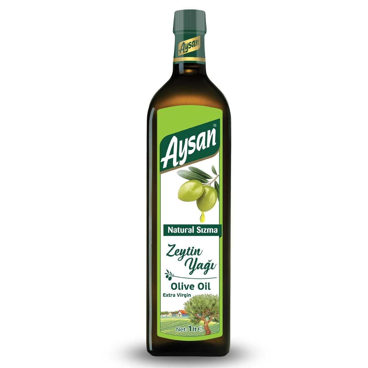Aysan Sızma Zeytinyağı 1 Litre Cam