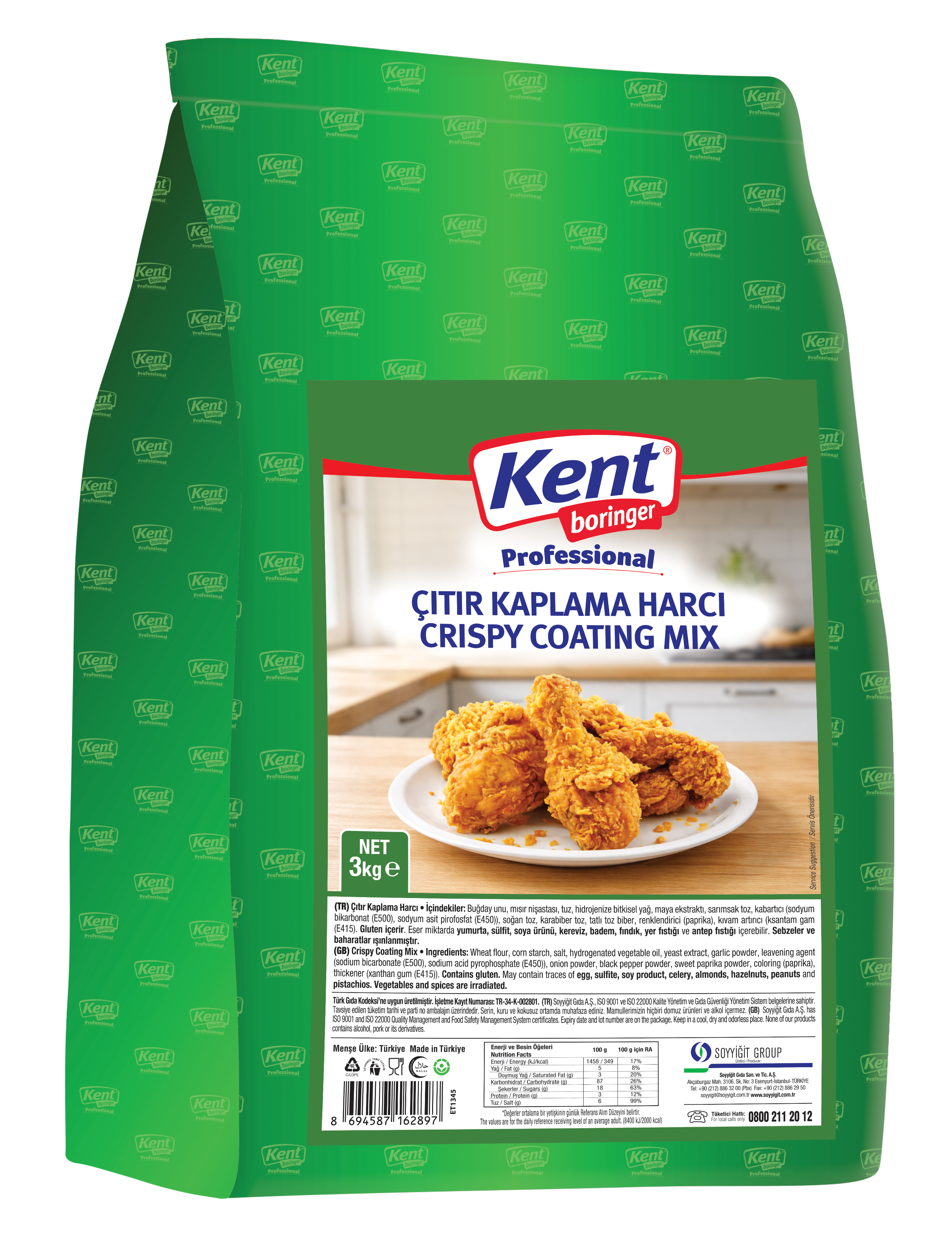 KB Prf. Çıtır Kaplama Harcı 3 Kg.