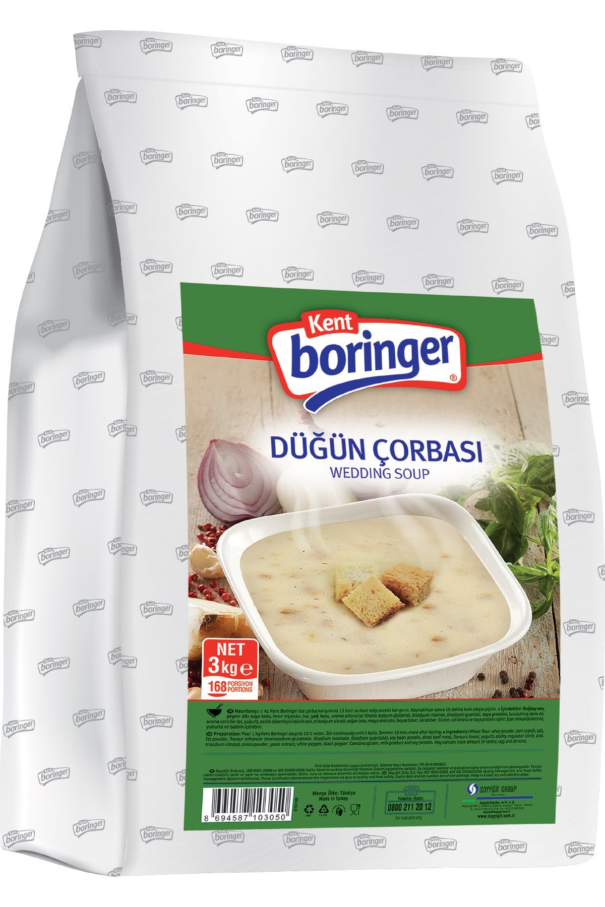 Kent Boringer Düğün Çorbası 3 Kg