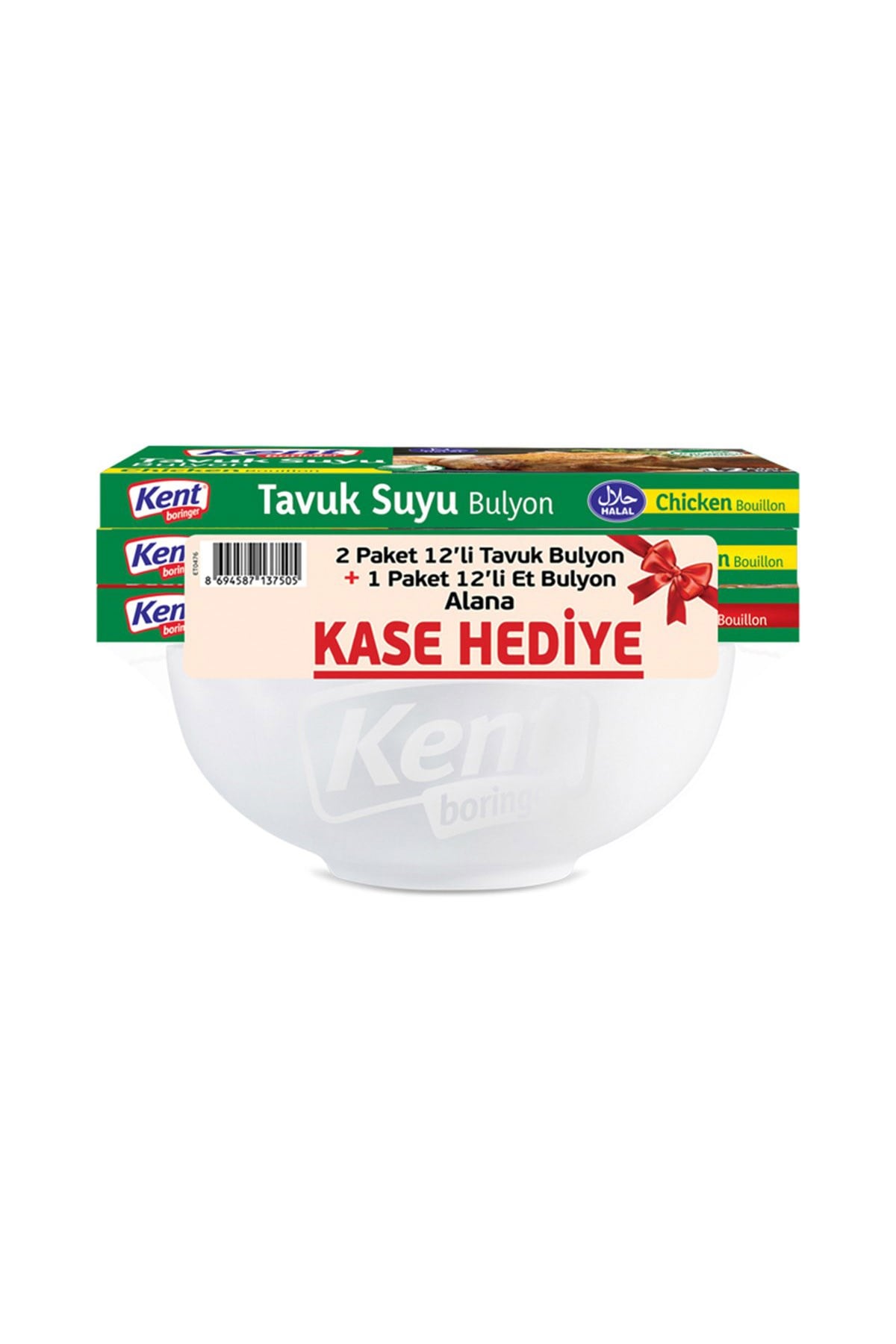 Kent Boringer Et-Tavuk Bulyon Kase Hediyeli