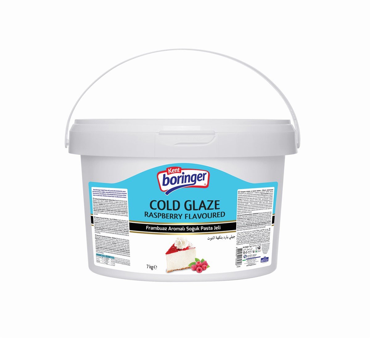 Kent Boringer Frambuaz Aromalı Soğuk Pasta Jeli 7 Kg