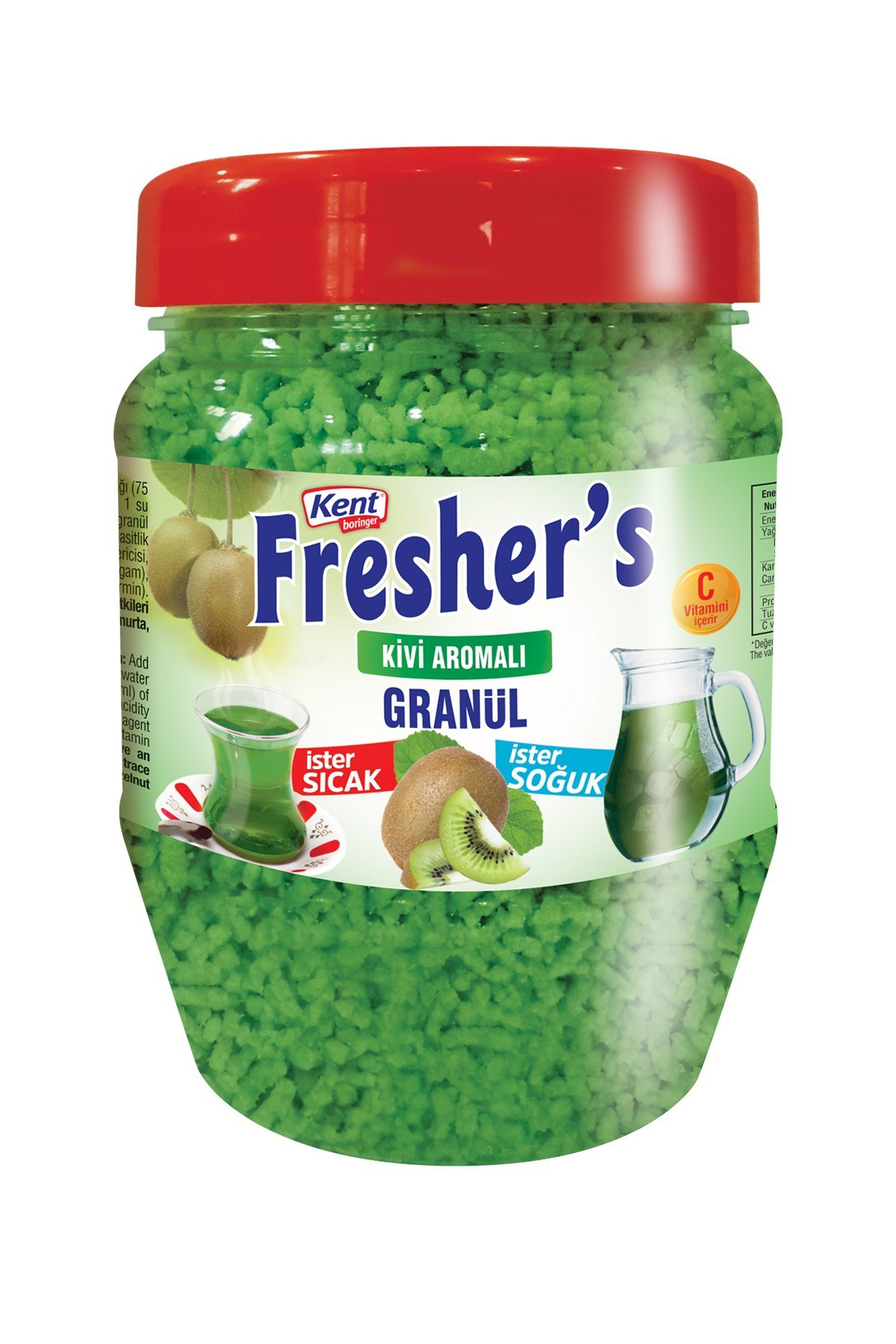 Kent Boringer Freshers Kivi Aromalı Granül İçecek 300 G