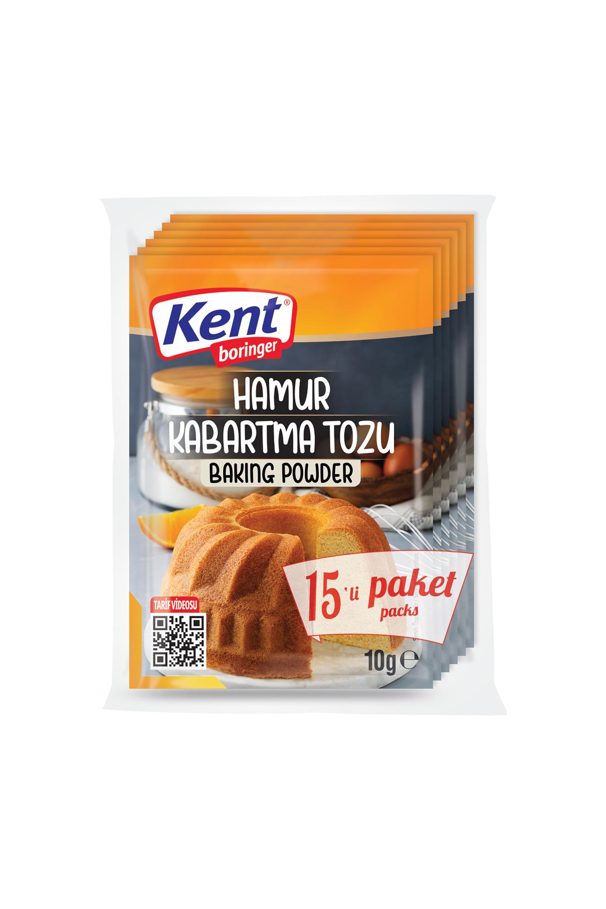 Kent Boringer Hamur Kabartma Tozu 15 li