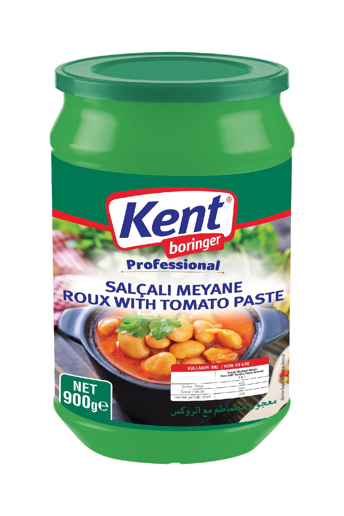 Kent Boringer Salçalı Meyane 900 Gr