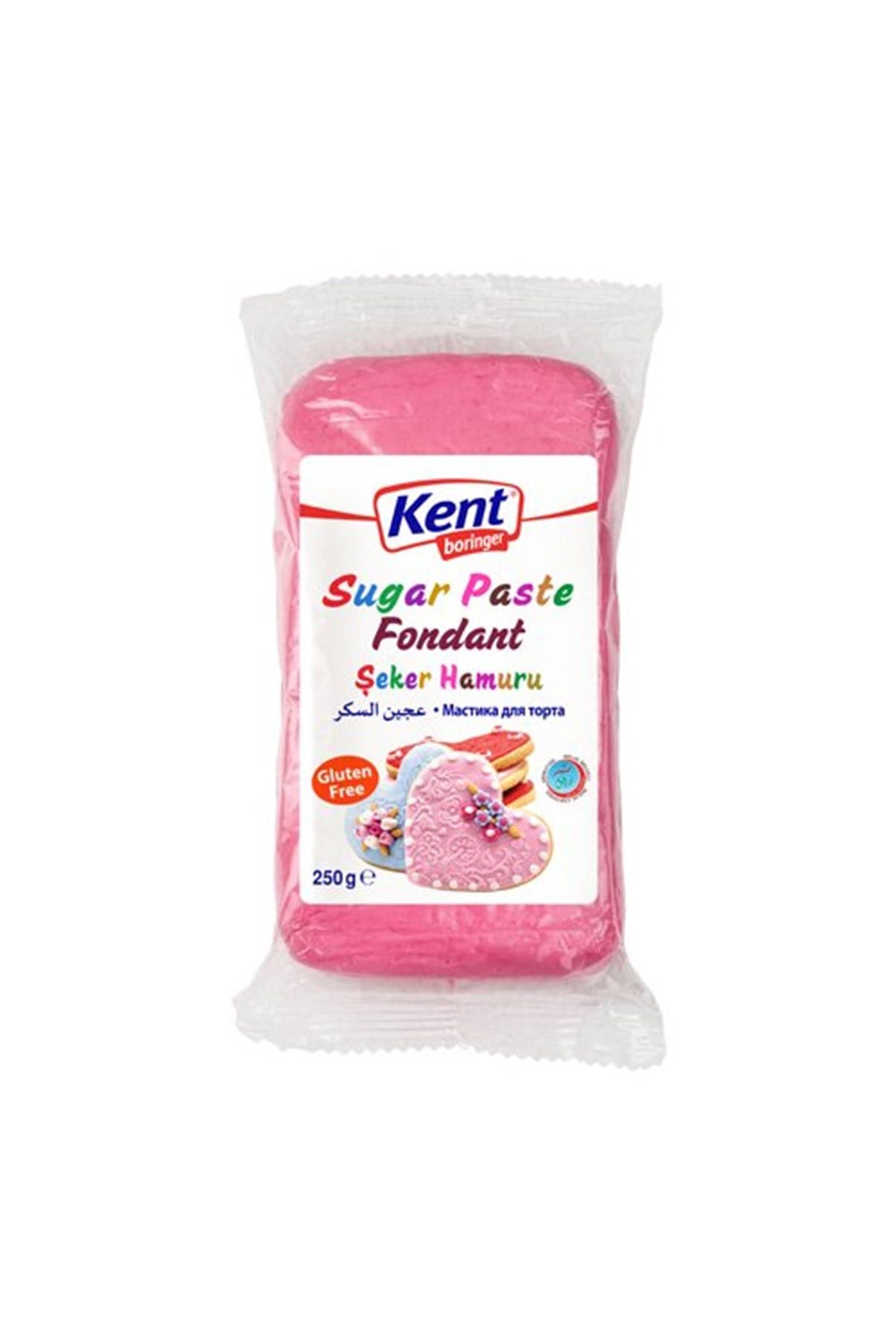 Kent Boringer Şeker Hamuru Pembe 250 Gr